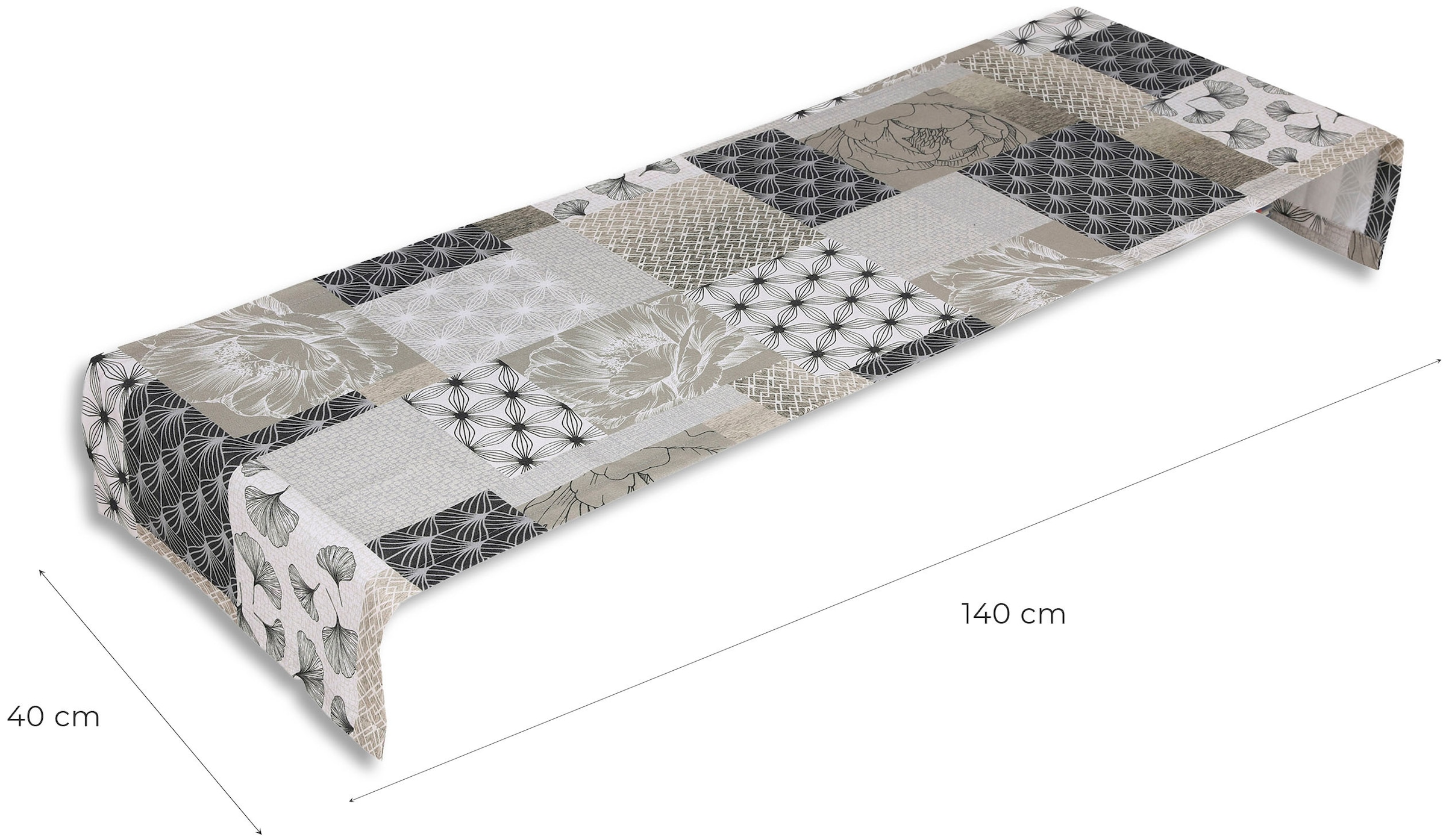 GO-DE Tischläufer »Lara«, (1 St.), LxB: ca. 120x40 cm, UV-beständig