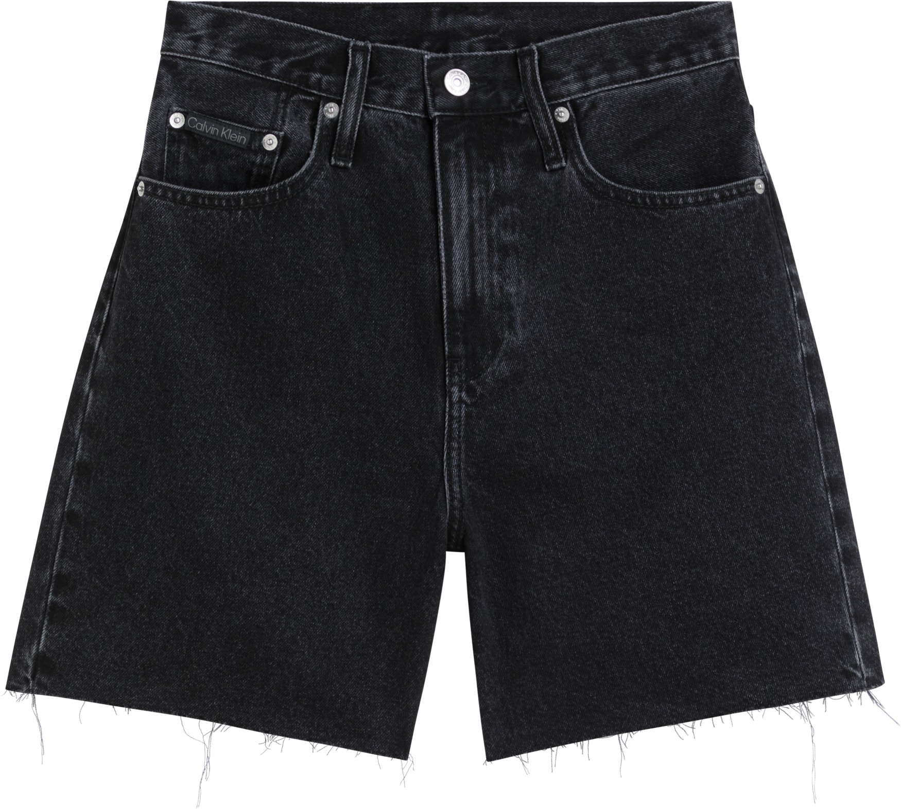 Calvin Klein Jeans Bermudas »BERMUDA SHORT«, mit Fransensaum