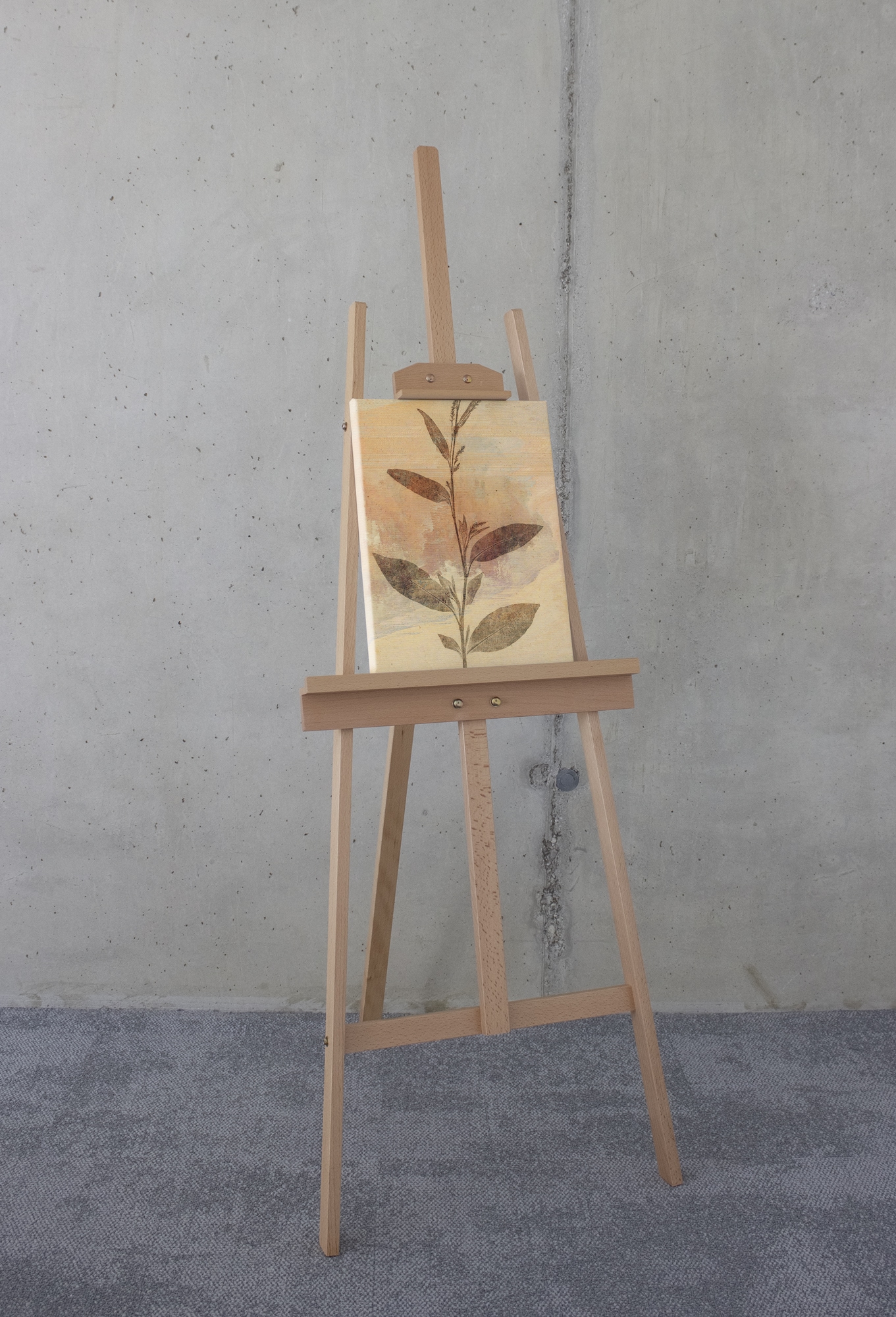 Komar Leinwandbild »Pressed Leaves - Größe 30 x 40 cm«, Natur, (1 St.), Keilrahmenbild mi Echtholzrahmen
