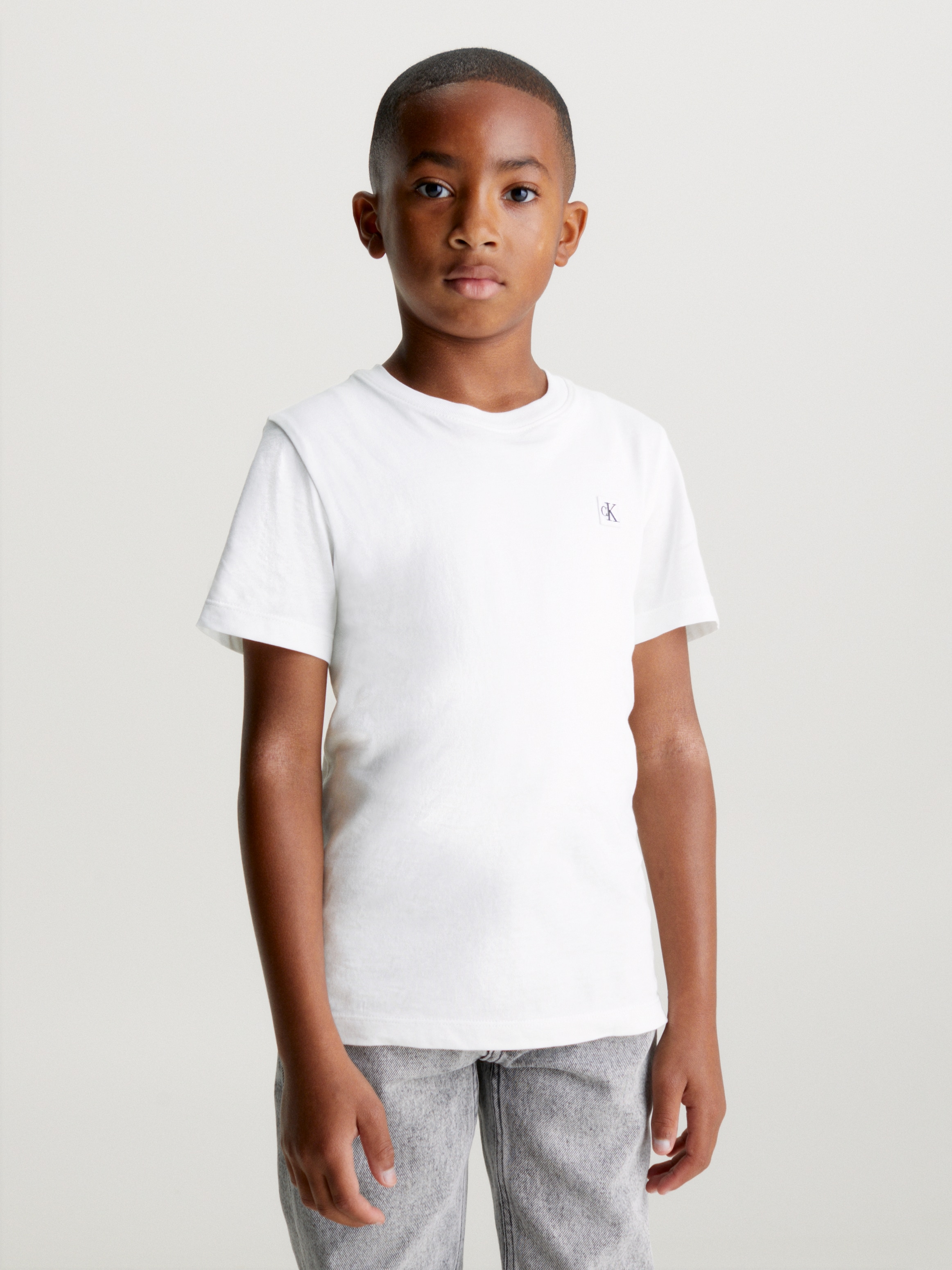 Calvin Klein Jeans T-Shirt »MONOGRAM MINI BADGE T-SHIRT«, für Kinder bis 16 Jahre