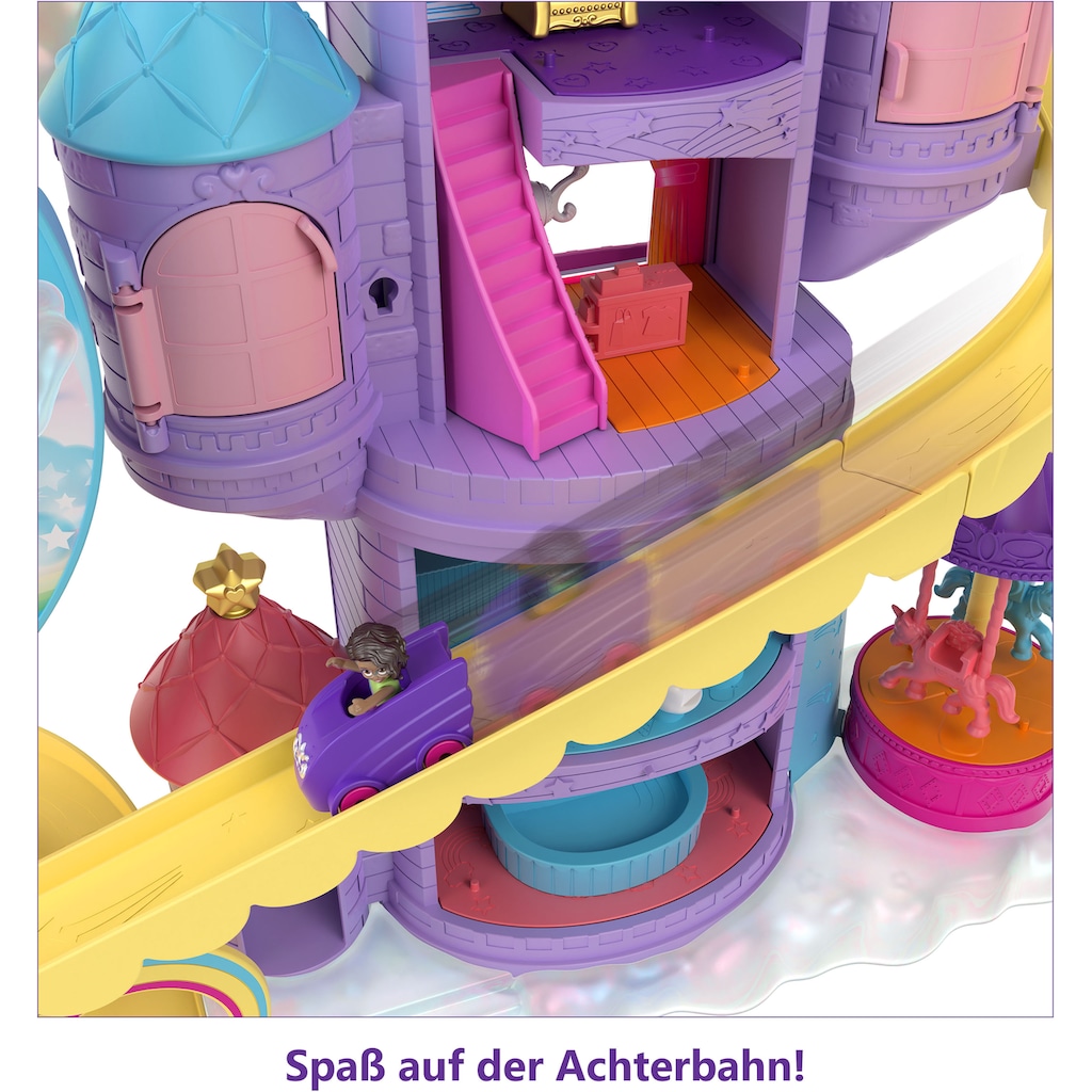 Polly Pocket Spielwelt »Pollyville Regenbogen-Einhornspaß Freizeitpark«