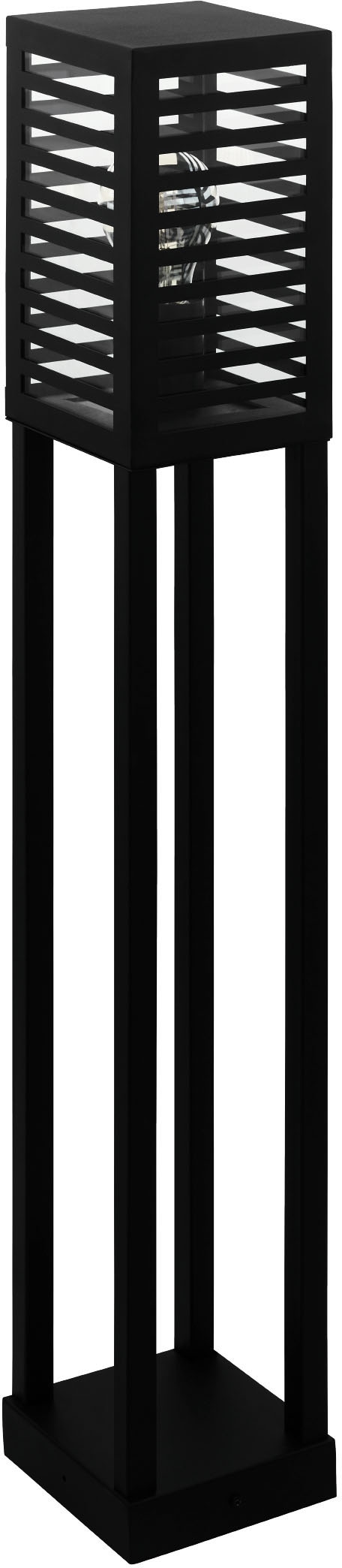 EGLO Stehlampe schwarz - XXL mit Jahren 3«, in kaufen Stahl - Stehleuchte 1X60W E27 aus online Alu, | 3 Garantie »ALAMONTE exkl