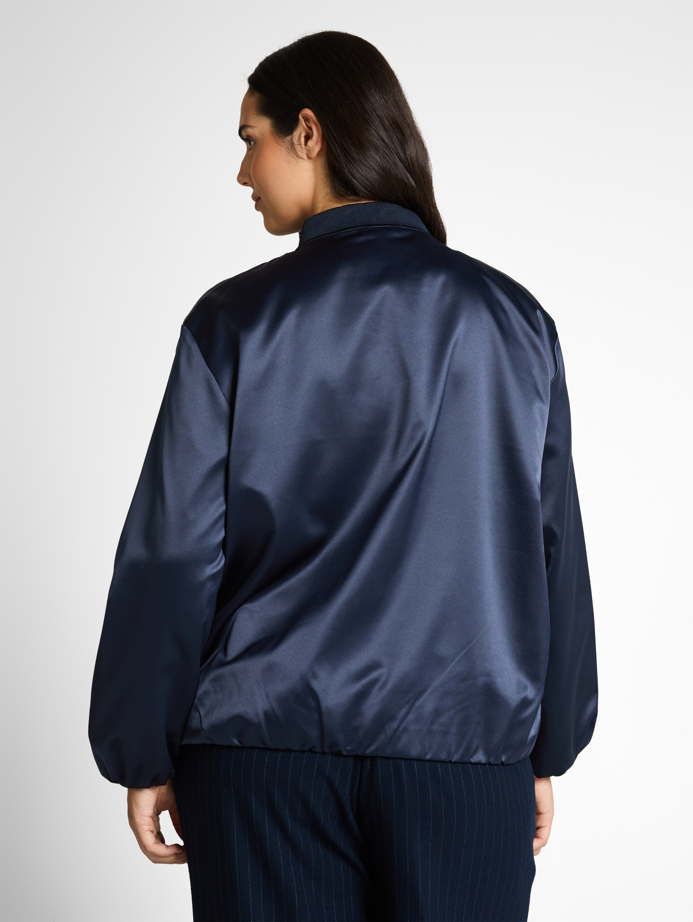 TOM TAILOR PLUS Blouson ohne Kapuze mit Reißverschluss