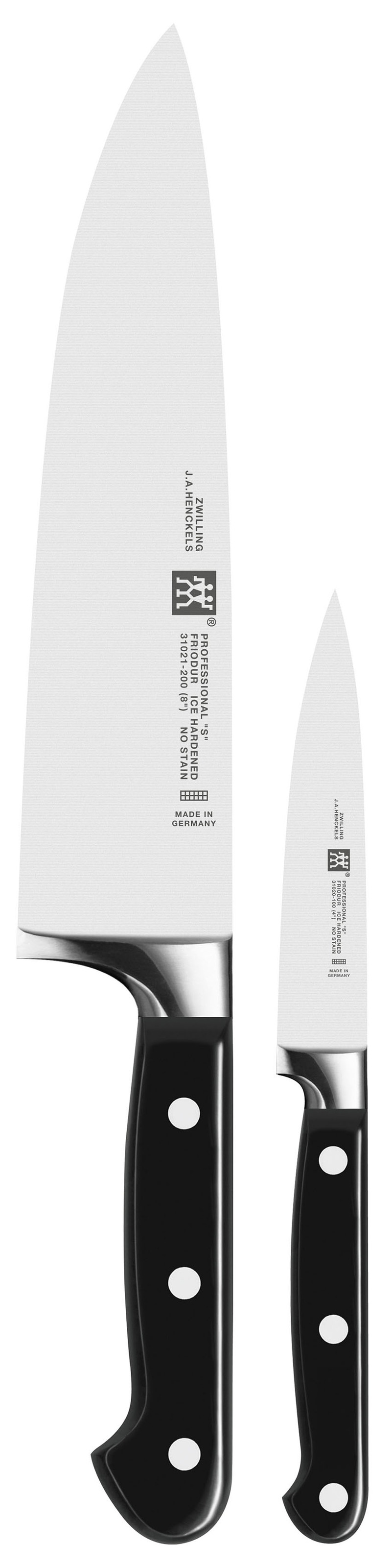 Zwilling J A Henckels Professional S 2 Piece Knife Set with Chef's Knife