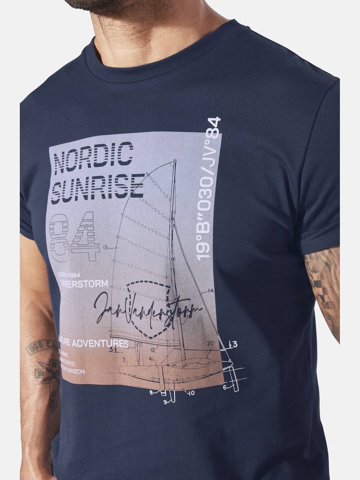 Jan Vanderstorm T-Shirt »T-Shirt ARNOHELD«