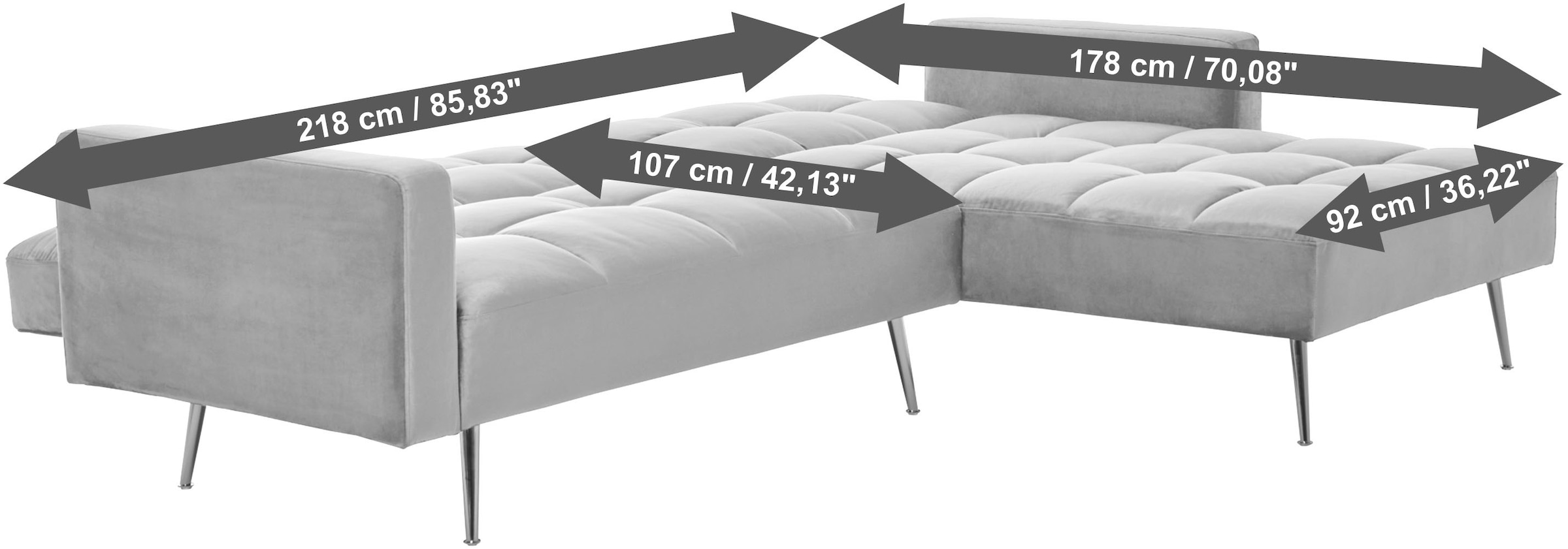 Jahnke Ecksofa »CHILLAX POSH CORNER«