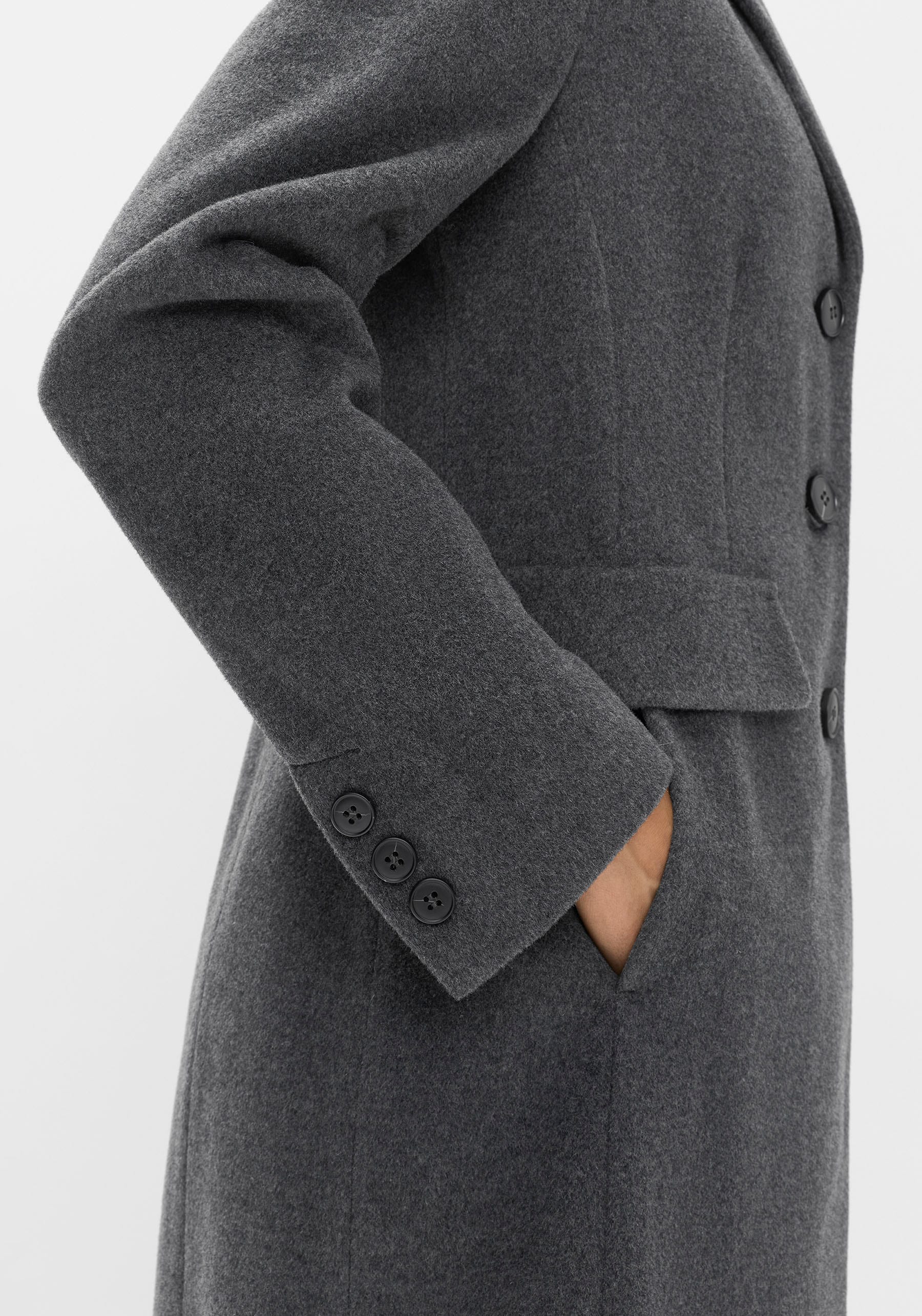 Fuchs Schmitt Wollmantel »Wollkurzmantel« mit Reverskragen