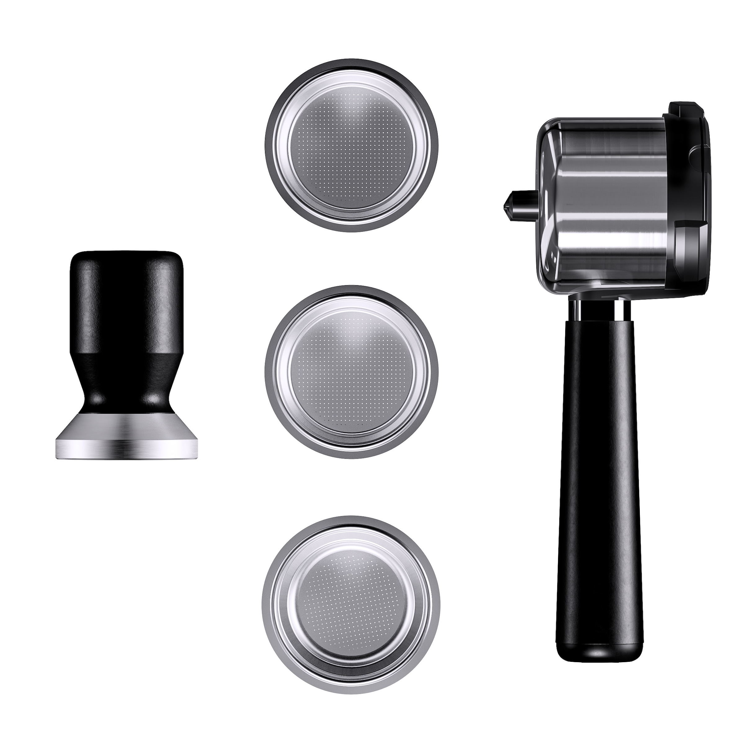 WMF Espressomaschine »Lumero Deep Black«, kompakt, dezente LED-Beleuchtung, 15 bar, 1350 Watt, Milchschaumdüse