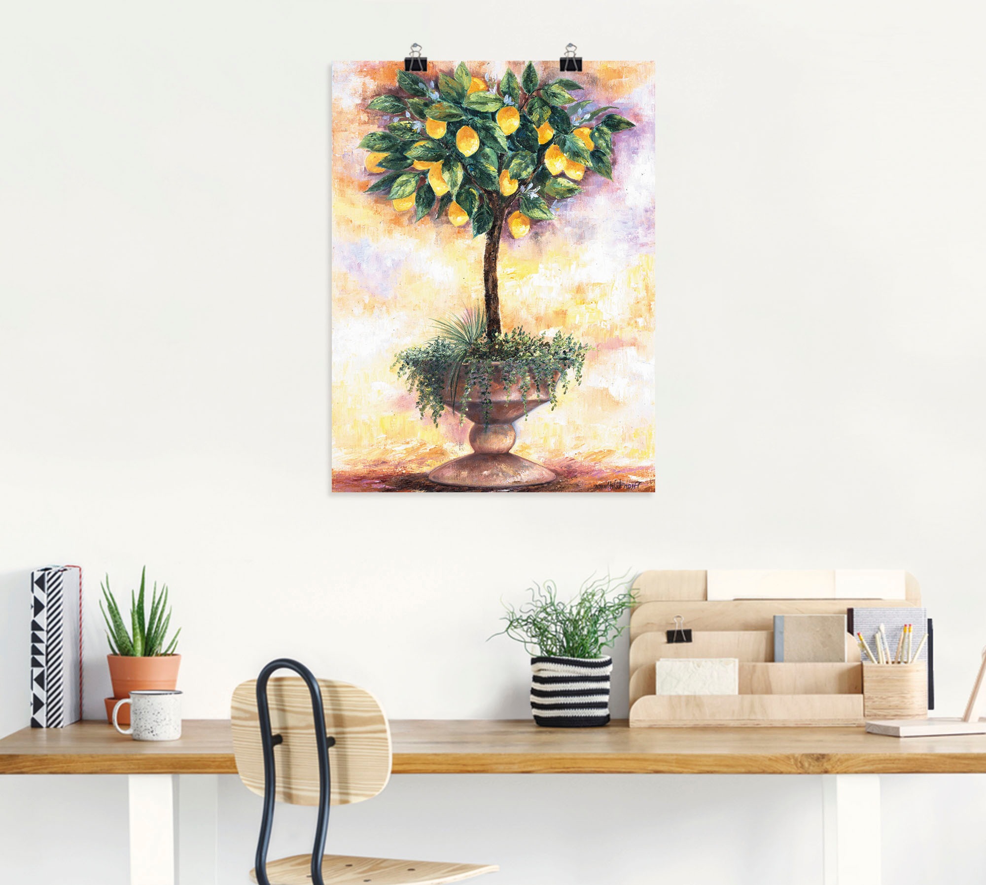 Artland Wandbild »Zitronenbaum«, Bäume, (1 St.), als Leinwandbild, Poster in verschied. Größen
