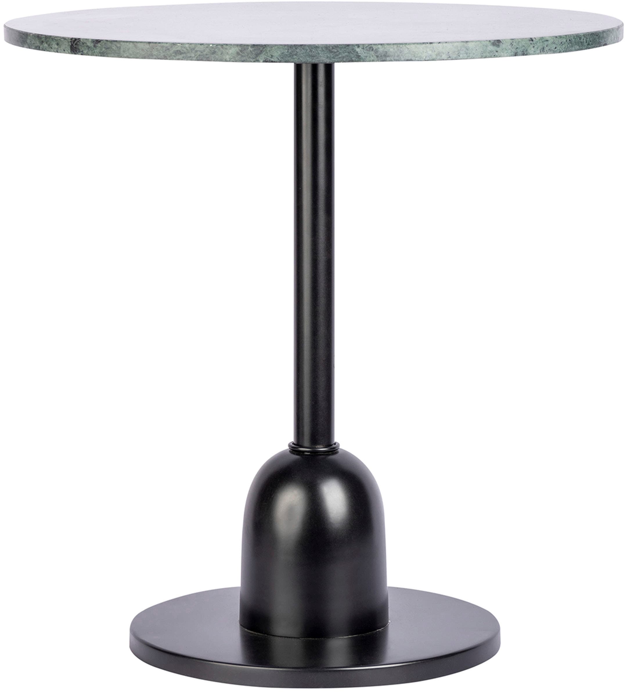 Kayoom Beistelltisch "Gordon 125, einzigartiges Design durch Herstellung in Handarbeit" 1 Stk. tlg. Industrial Style, Tischplatte aus Marmor, runde Form