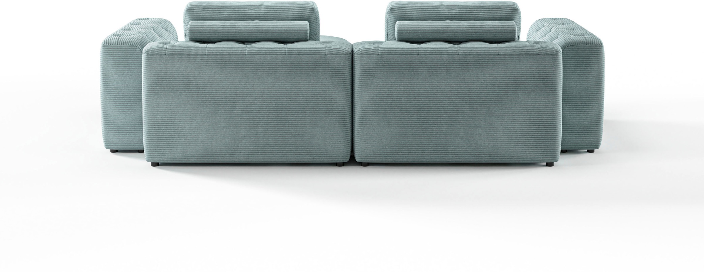 RAUM.ID Ecksofa »Cushid L-Form«, Modulset, bestehend aus 3 Teilen