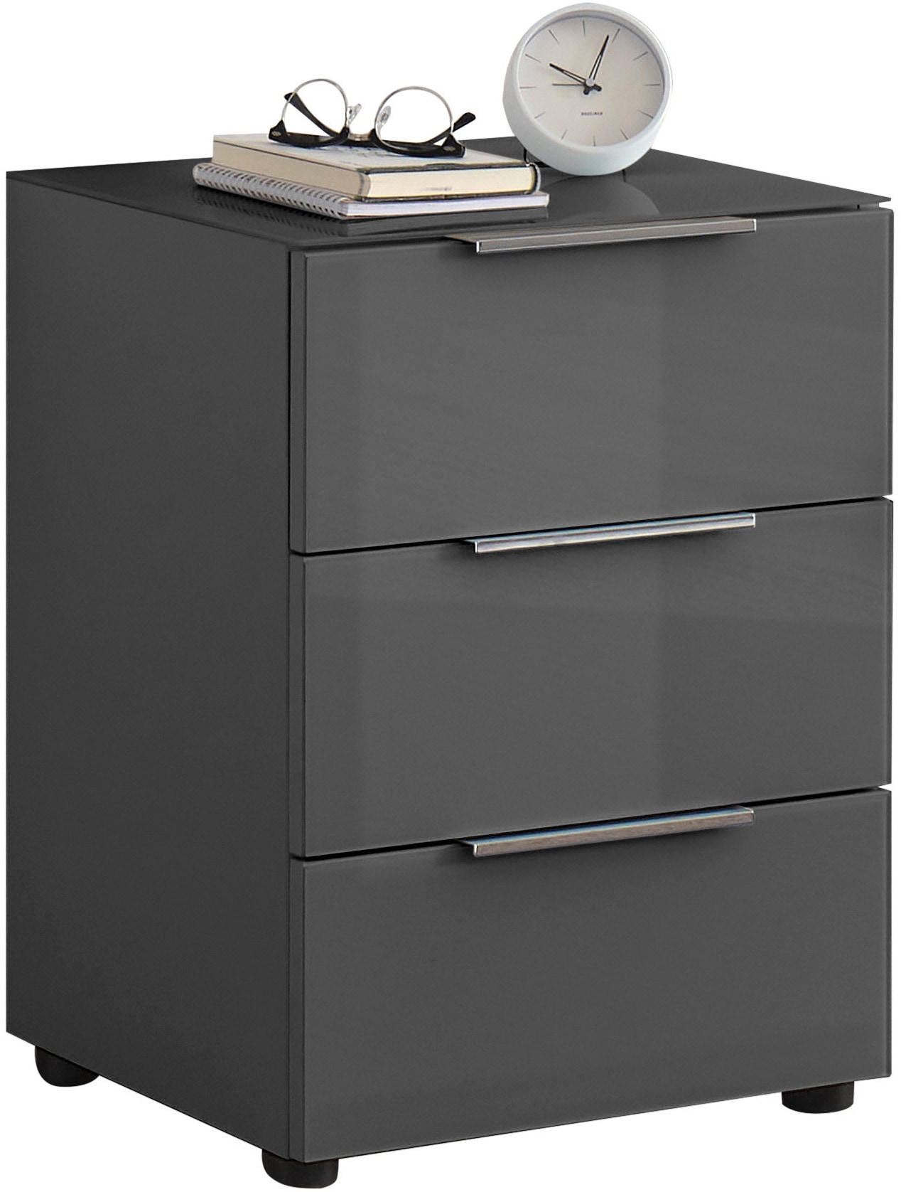 HBZ Nachtkommode »Santorin Nachtkonsole, BxHxT 45x61x40 cm«, (1 St.), Breite 45cm, Softclose für Schubkästen, Melaminbeschichtung