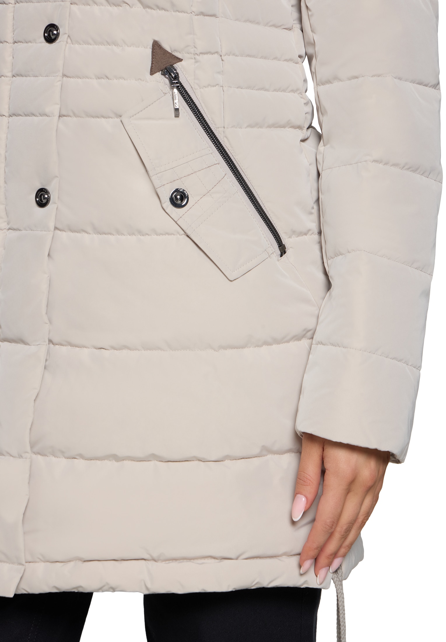 Gil Bret Steppjacke mit Kapuze mit abnehmbarer Kapuze