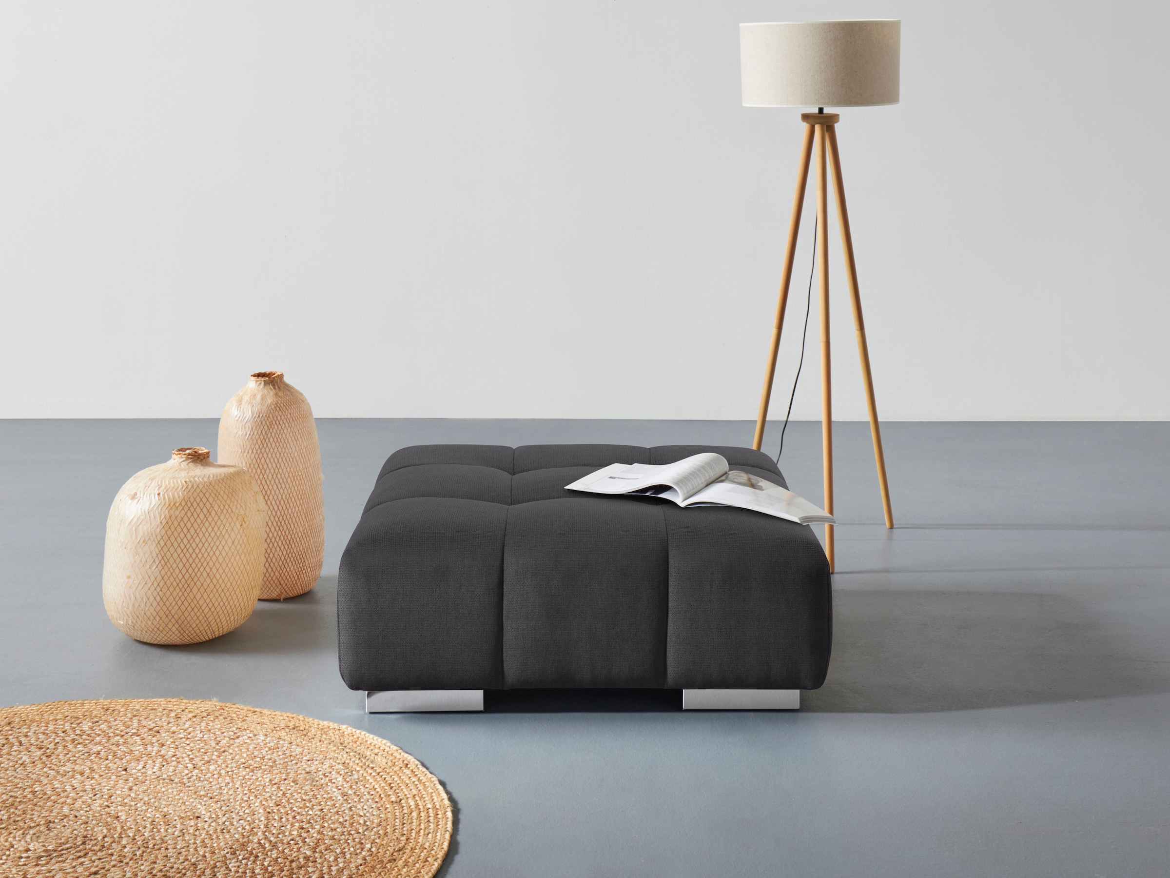 Hocker »Orion«, gemütlicher Hocker im modernen Design