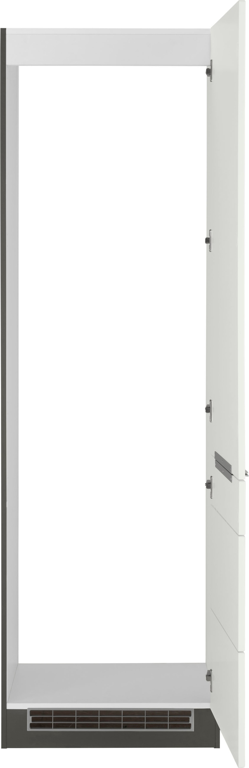 KOCHSTATION Kühlumbauschrank »KS-Brindisi«, 60 cm breit, 200 cm hoch, hochwertige MDF Fronten