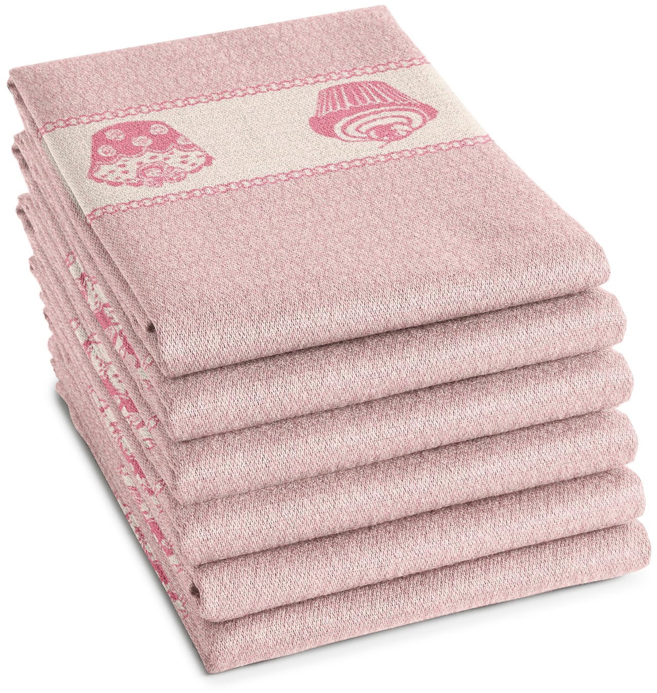 DDDDD Geschirrtuch »Bakery«, (Set, 6 tlg.), Jacquard-Gewebe, 60 x 65 cm