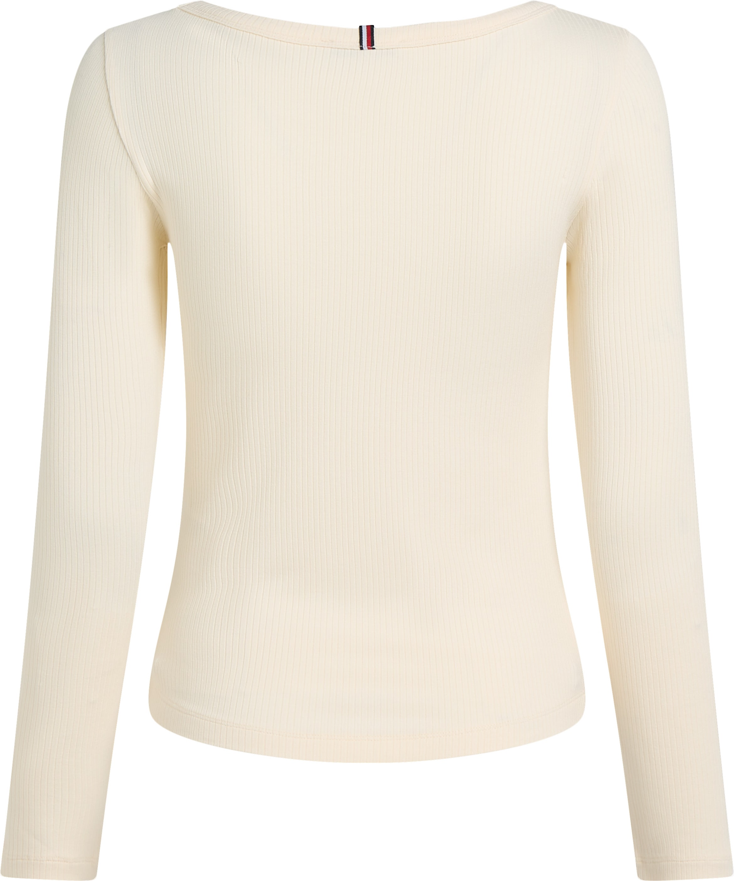 Tommy Hilfiger Langarmshirt »SLIM 5X2 RIB O-NK LS«, mit Struktur