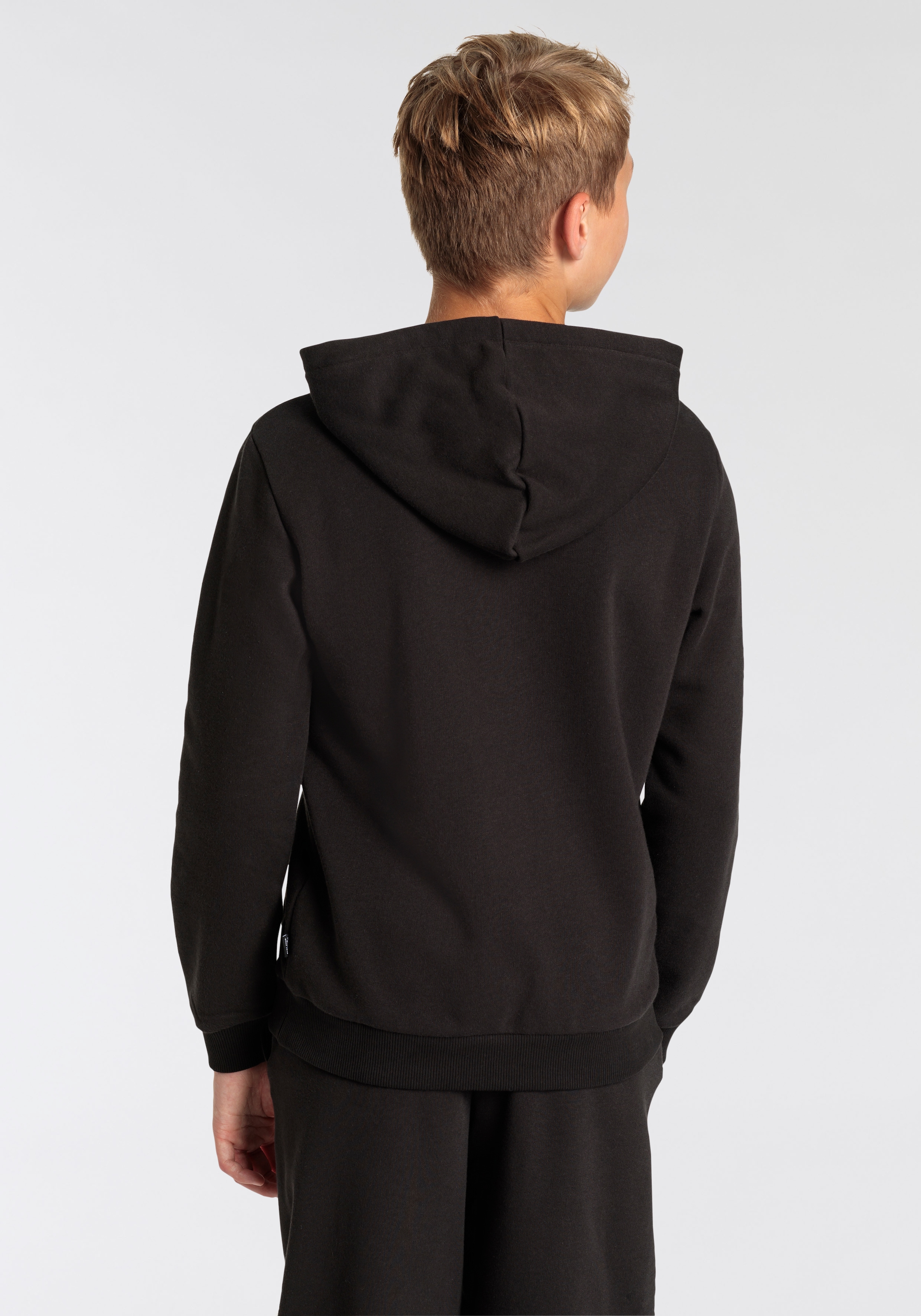 PUMA Kapuzensweatshirt »ESS+ LOGO LAB HOODIE TR B«, mit Kängurutasche, aus Baumwollmischung, Regular Fit
