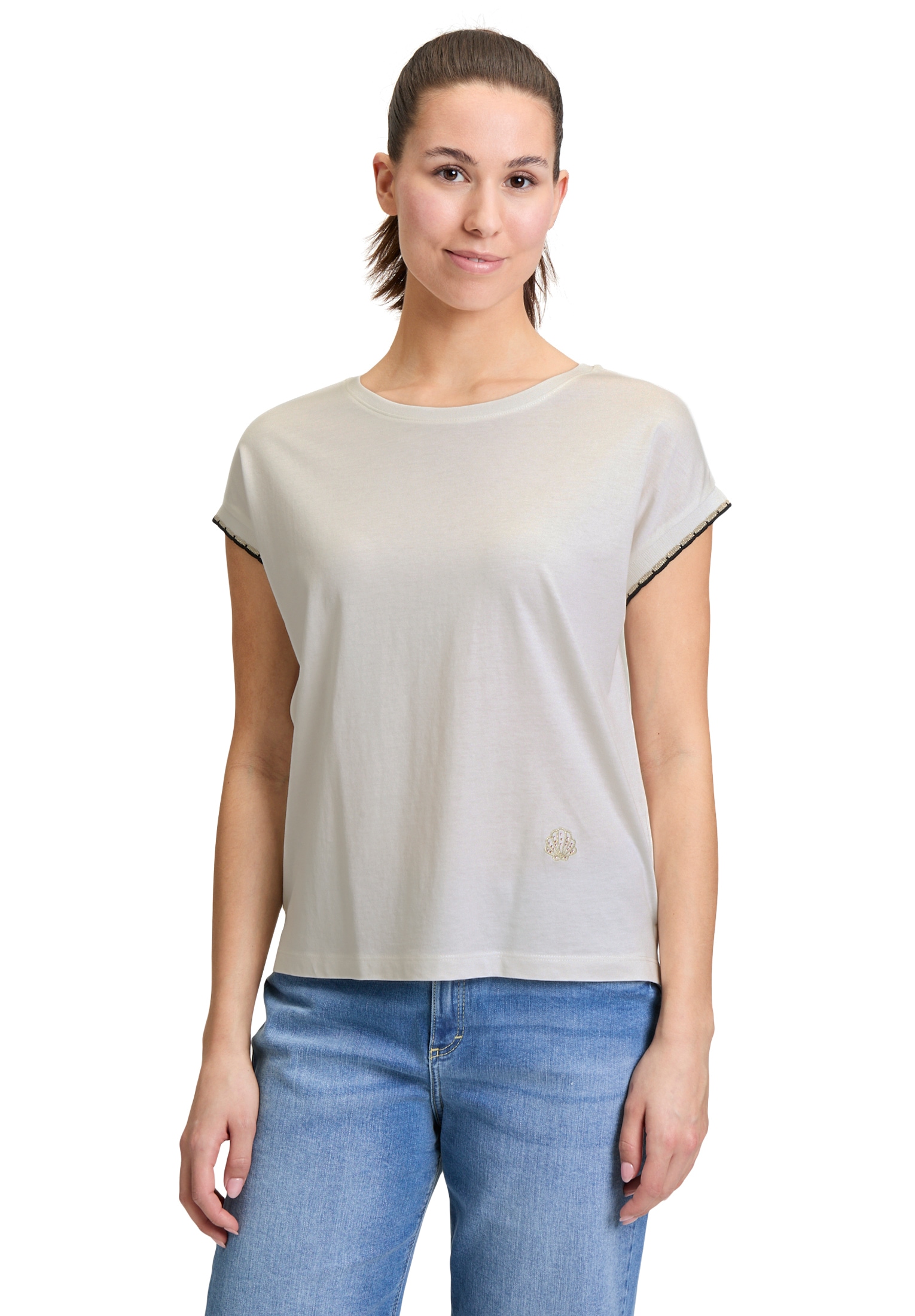 Cartoon Langarmshirt »Casual-Shirt mit Rundhalsausschnitt«