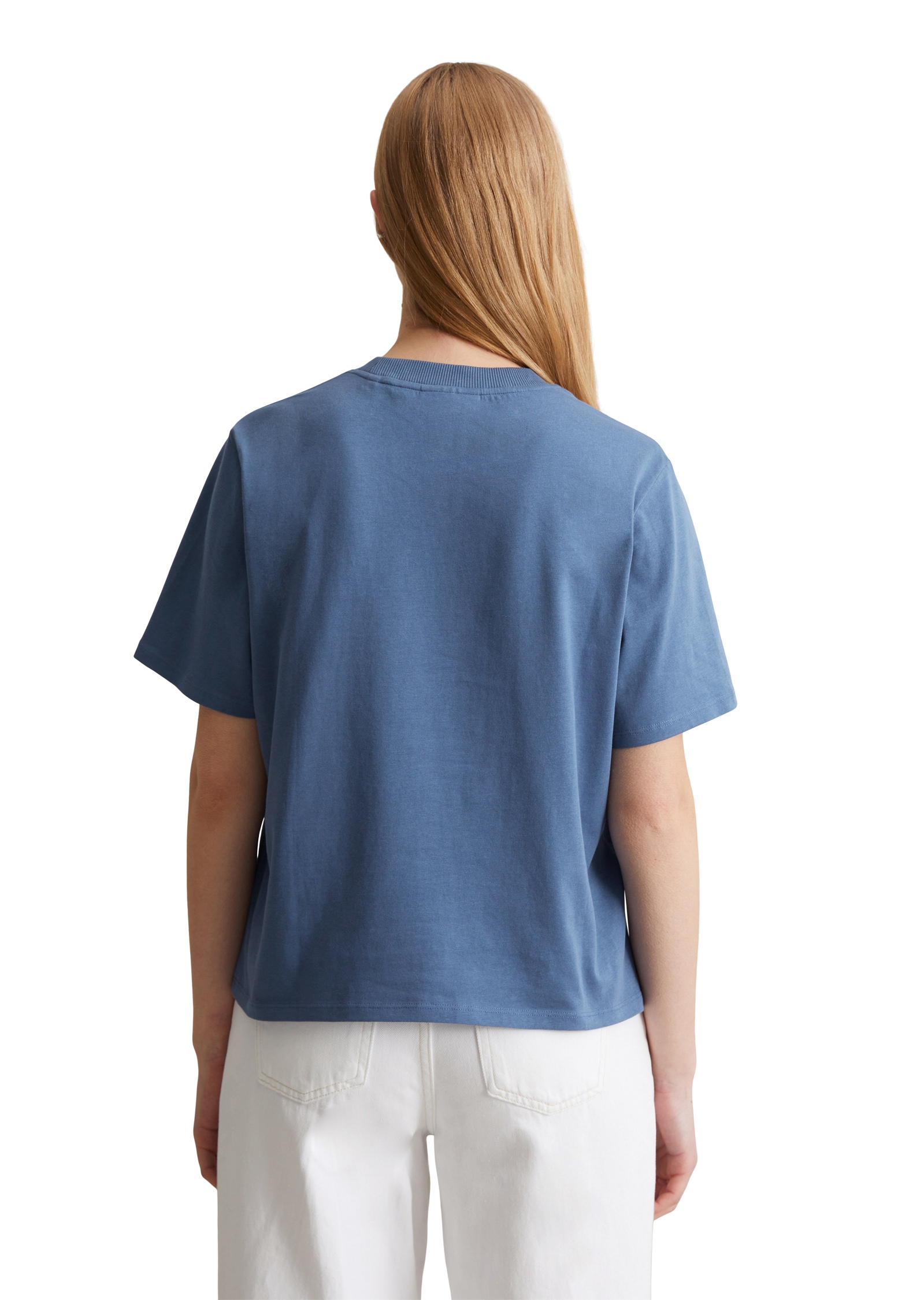 Marc O'Polo DENIM T-Shirt, modischer Print auf der Brust
