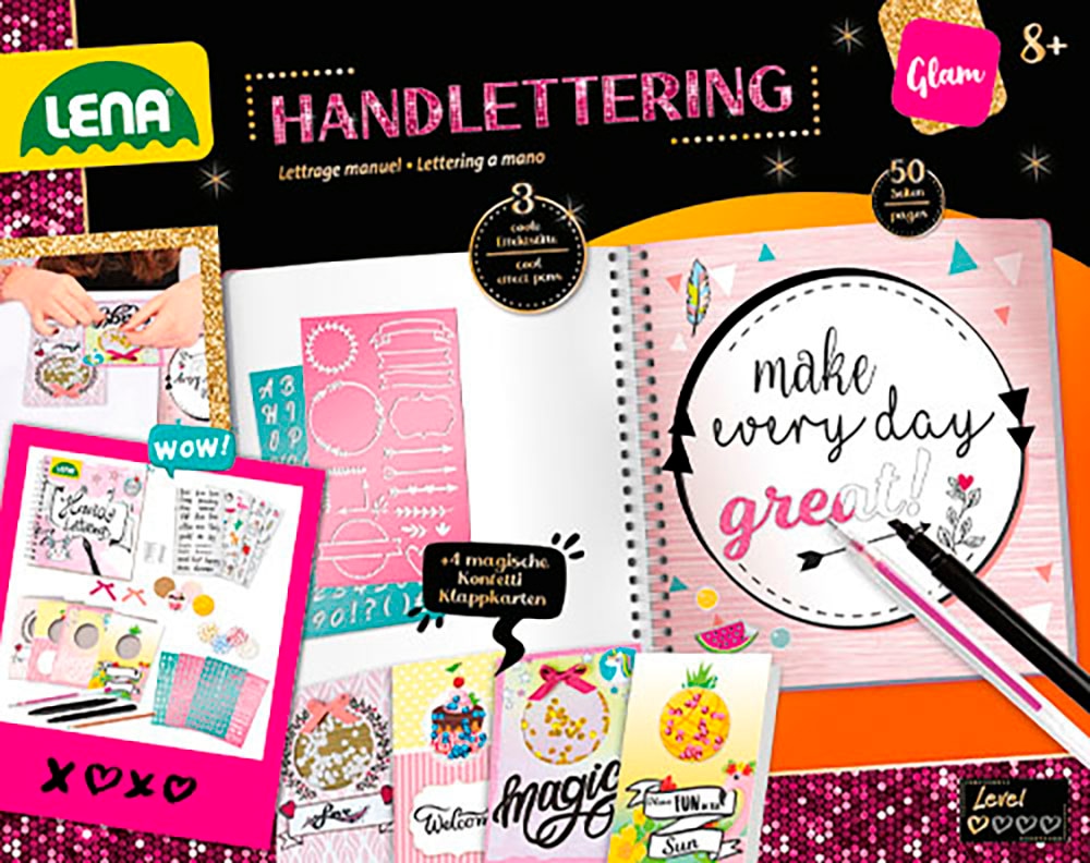 Lena® Kreativset »Handlettering-Set, groß«