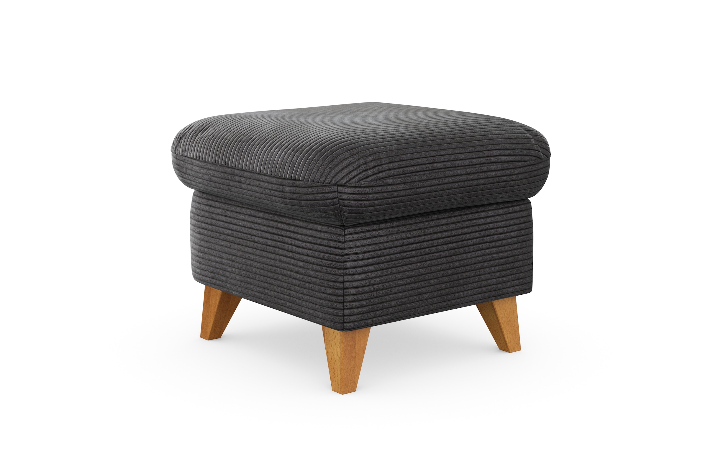 Home affaire Polsterhocker »Trelleborg« mit Cord-Bezug, mit Staufach, inkl. Federkern-Polsterung