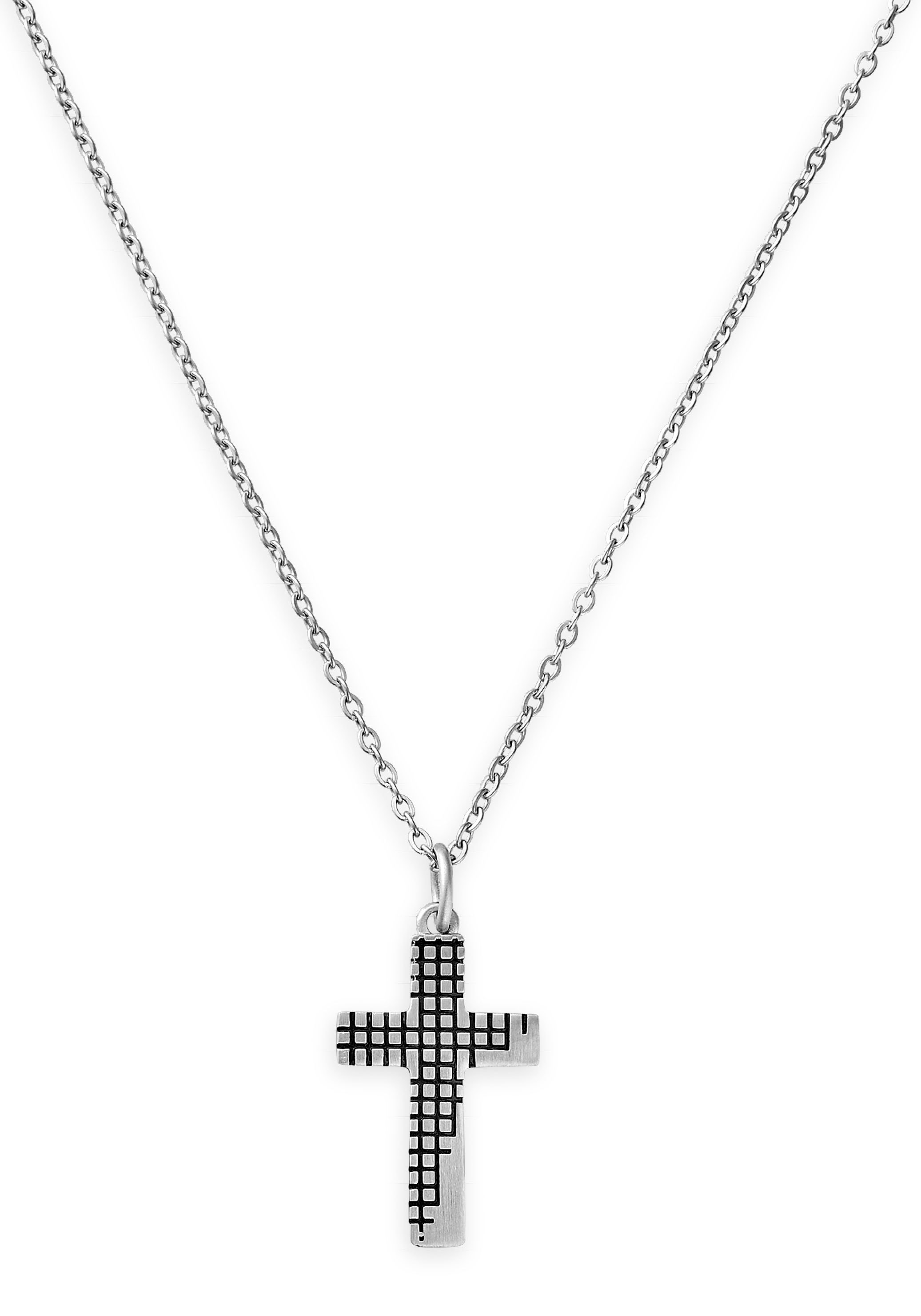 Kette mit Anhänger »Halskette, Kette, Kreuz, X4119«