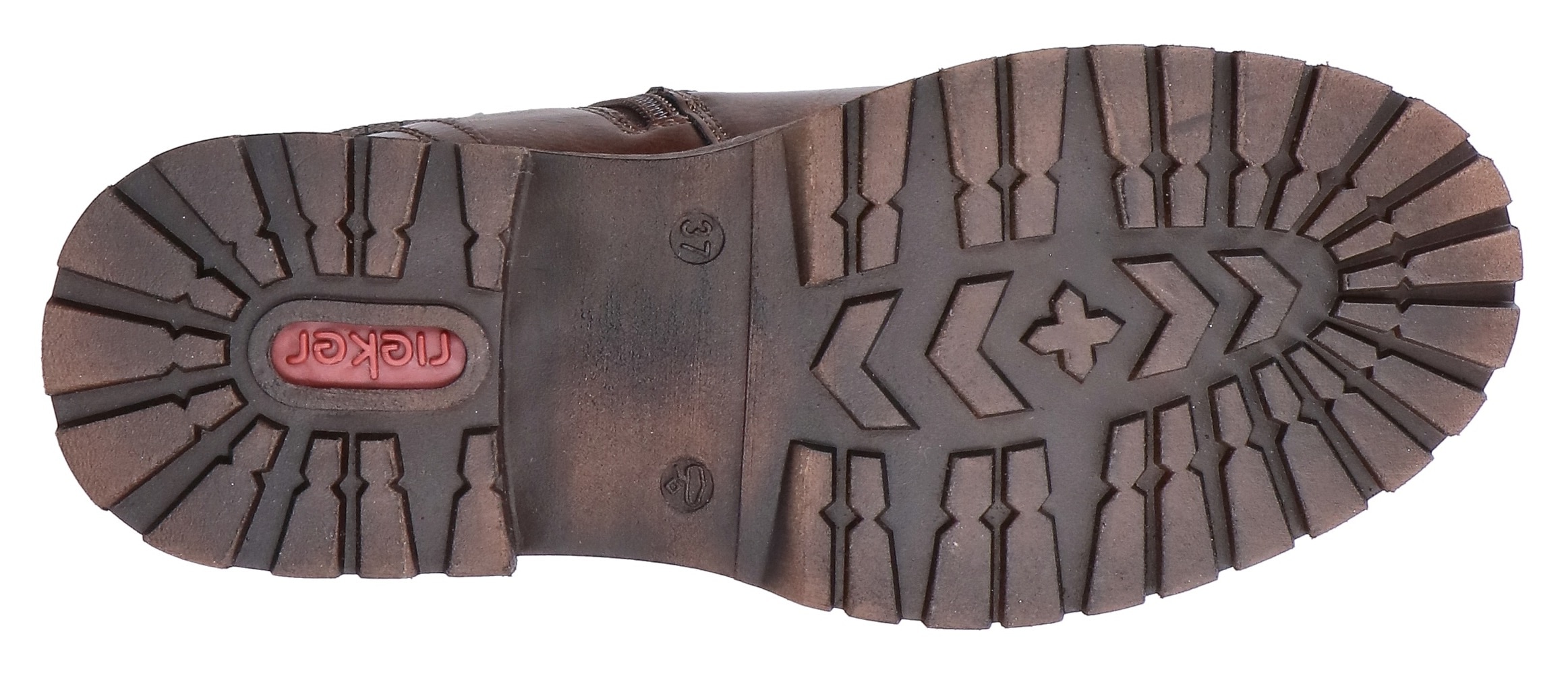 Rieker Winterstiefelette  Boots, Blockabsatz, mit Zierriemchen am slouchy Schaft