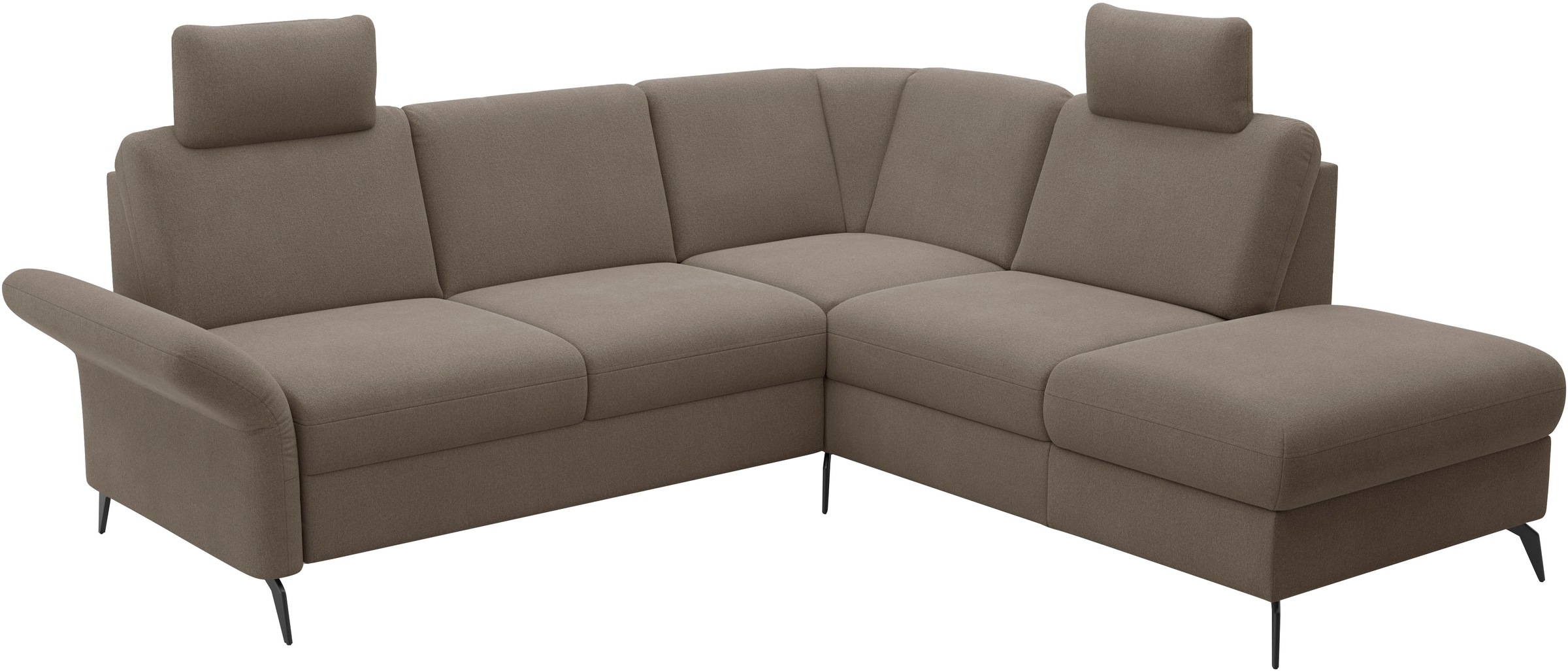 Home affaire Ecksofa »Rochelle«, optional: Armteilverstellung, klappbar, Bettkasen