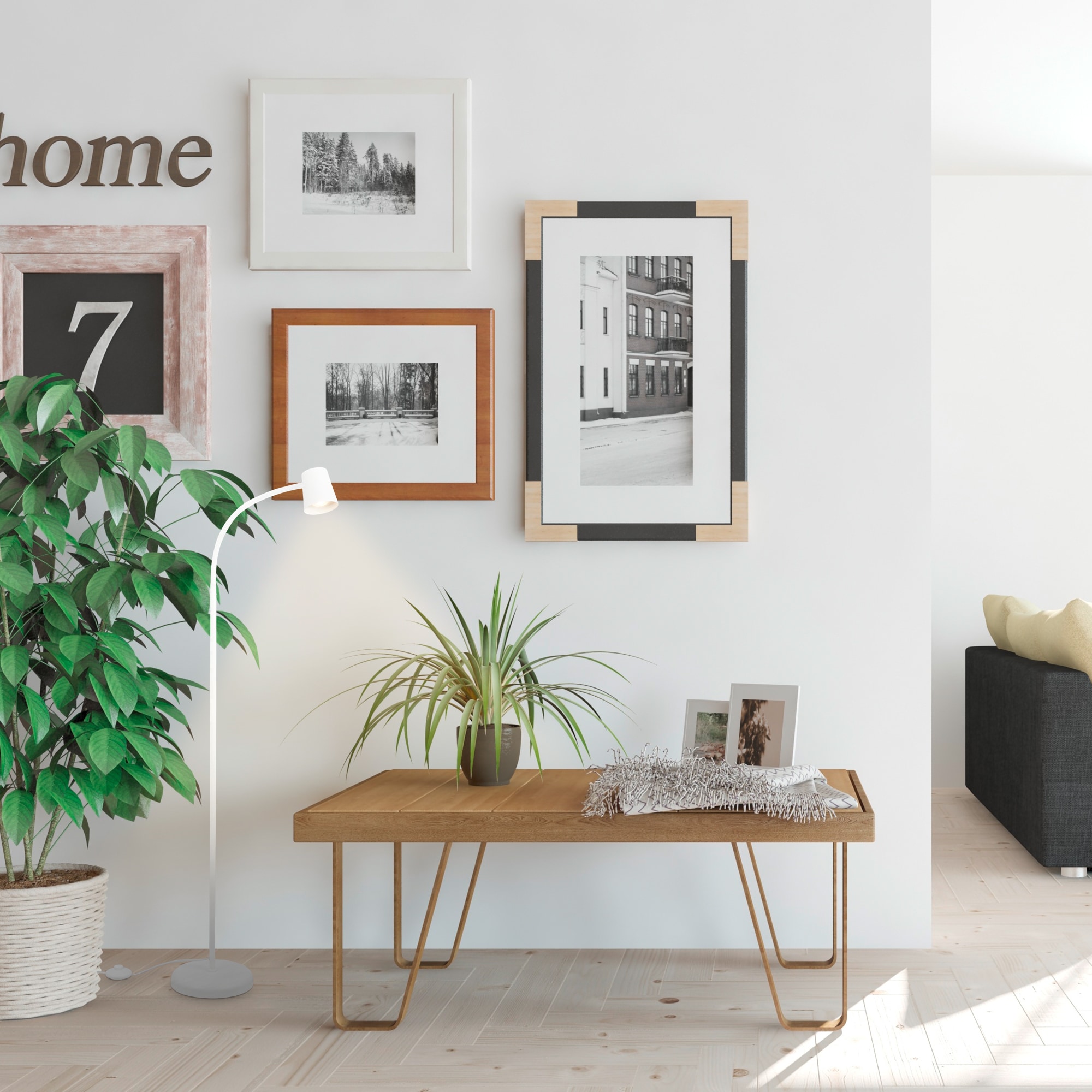 Briloner Leuchten LED Stehlampe »Stehleuchte, weiß, 1xGU10/max. 9W exkl.« GU10