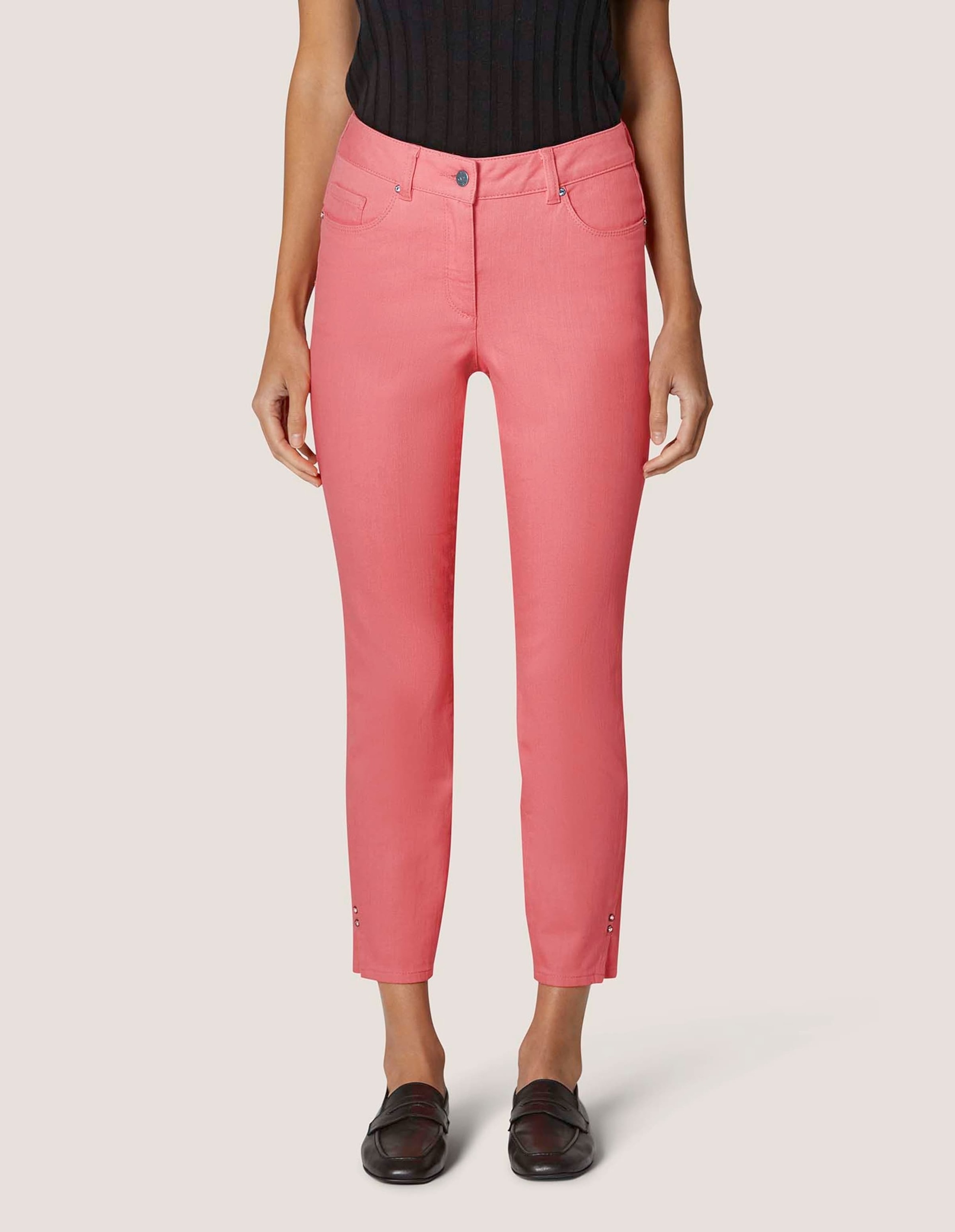 MADELEINE Regular-fit-Jeans »7/8 Jeans Schlanke 7/8-Jeans mit Strass-Dekoration«