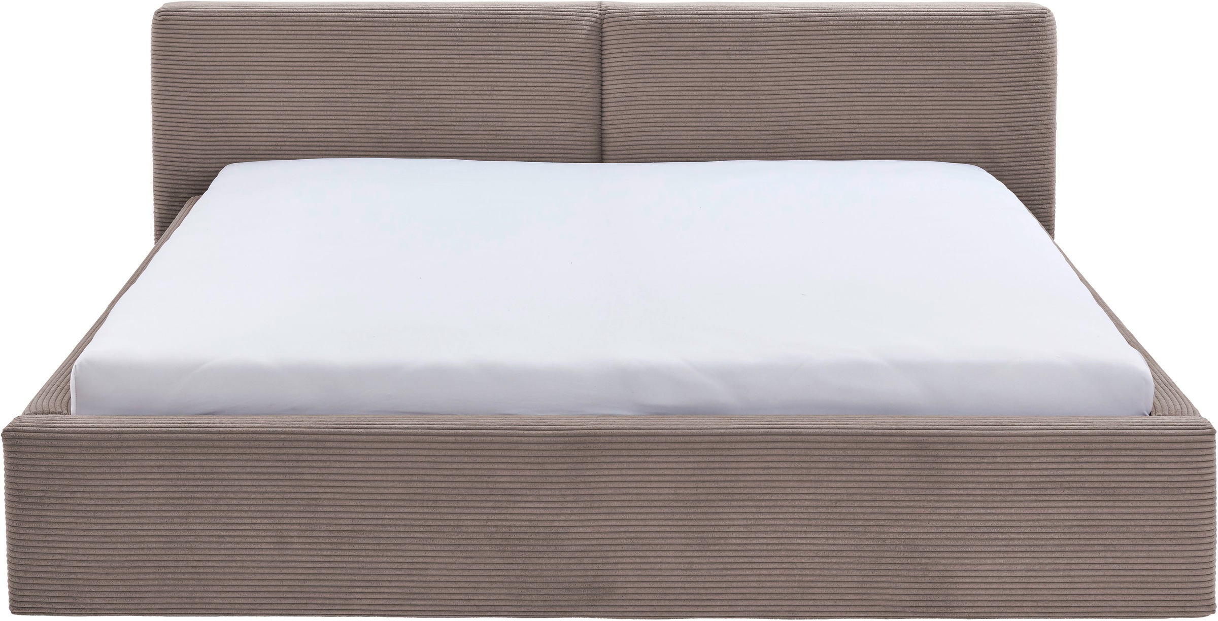 meise.möbel Polsterbett »Cube wahlweise mit Matratze und Bettkasten«, extra flaches Kopfteil, erhältlich in den Breiten 140cm, 160cm & 180cm