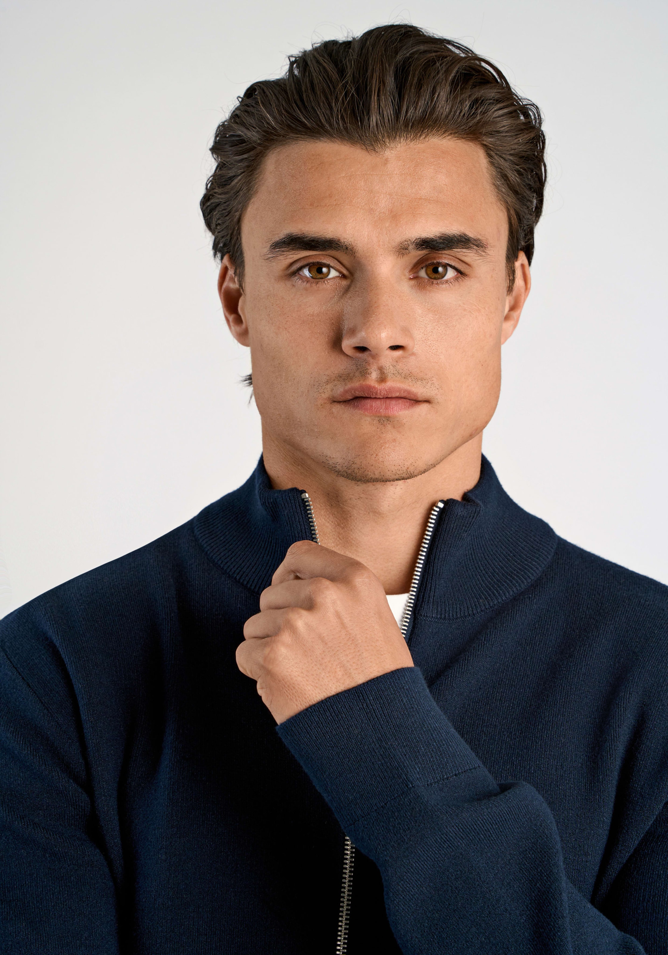 LINDBERGH Cardigan mit Viskose und Reißverschluss