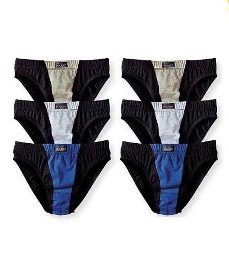 Outlet-Besonderheit! le jogger® Slip, (Packung, 6 bei mit farblich abgesetztem St.), ♕ Einsatz