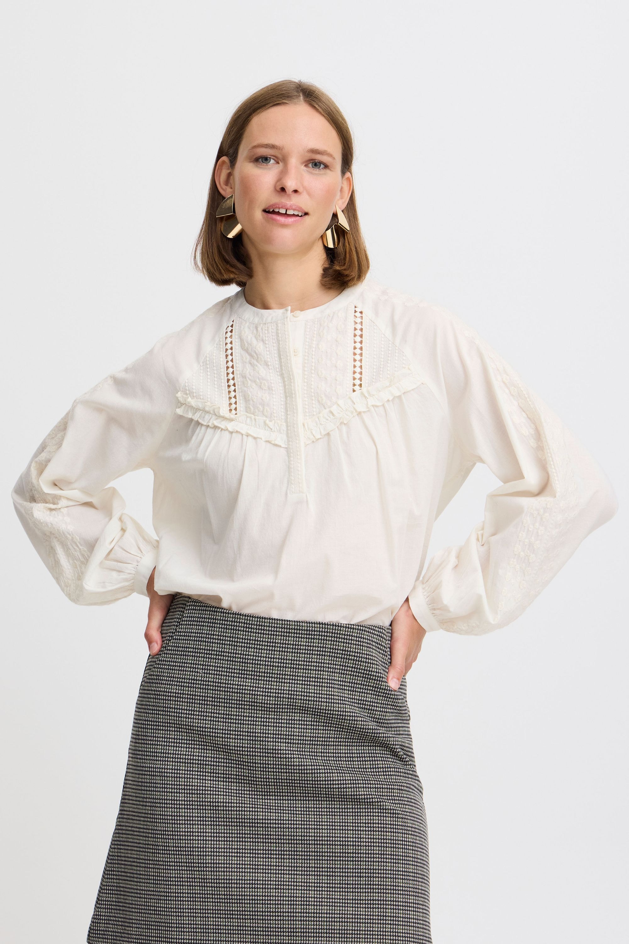 b.young Langarmbluse »Langarmbluse BYIULIA BLOUSE -«