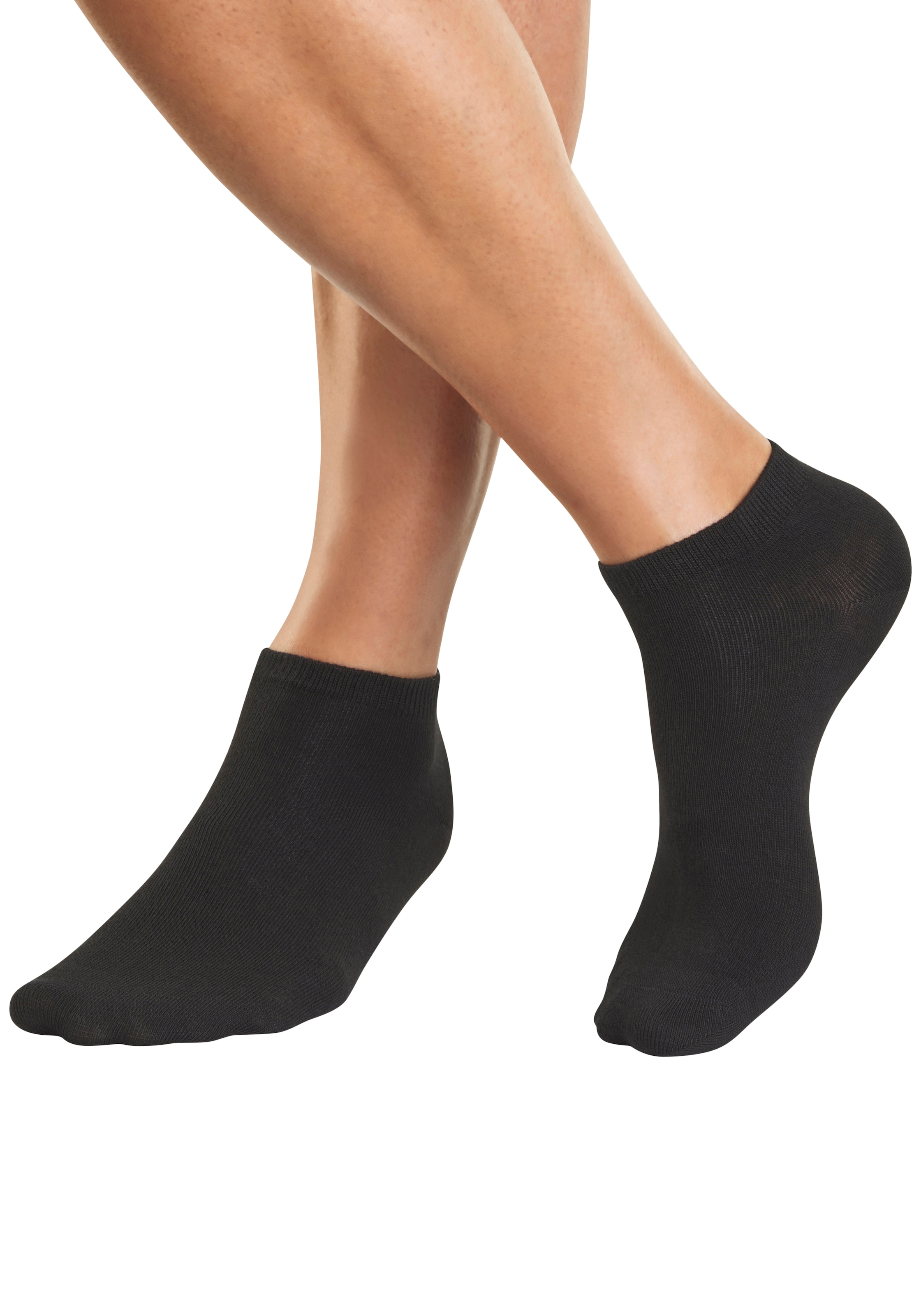 H.I.S Kurzsocken Packung, 10 Paar tlg. mit verstärkter Ferse und Spitze
