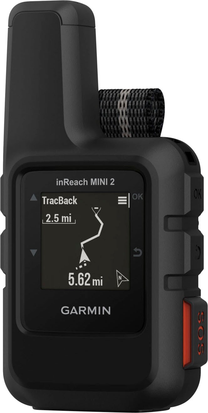 Garmin Outdoor-Navigationsgerät »Garmin inReach Mini 2 Black GPS EMEA«, TracBack-Routing-Funktion, Punkt-zu-Punkt-Navigation