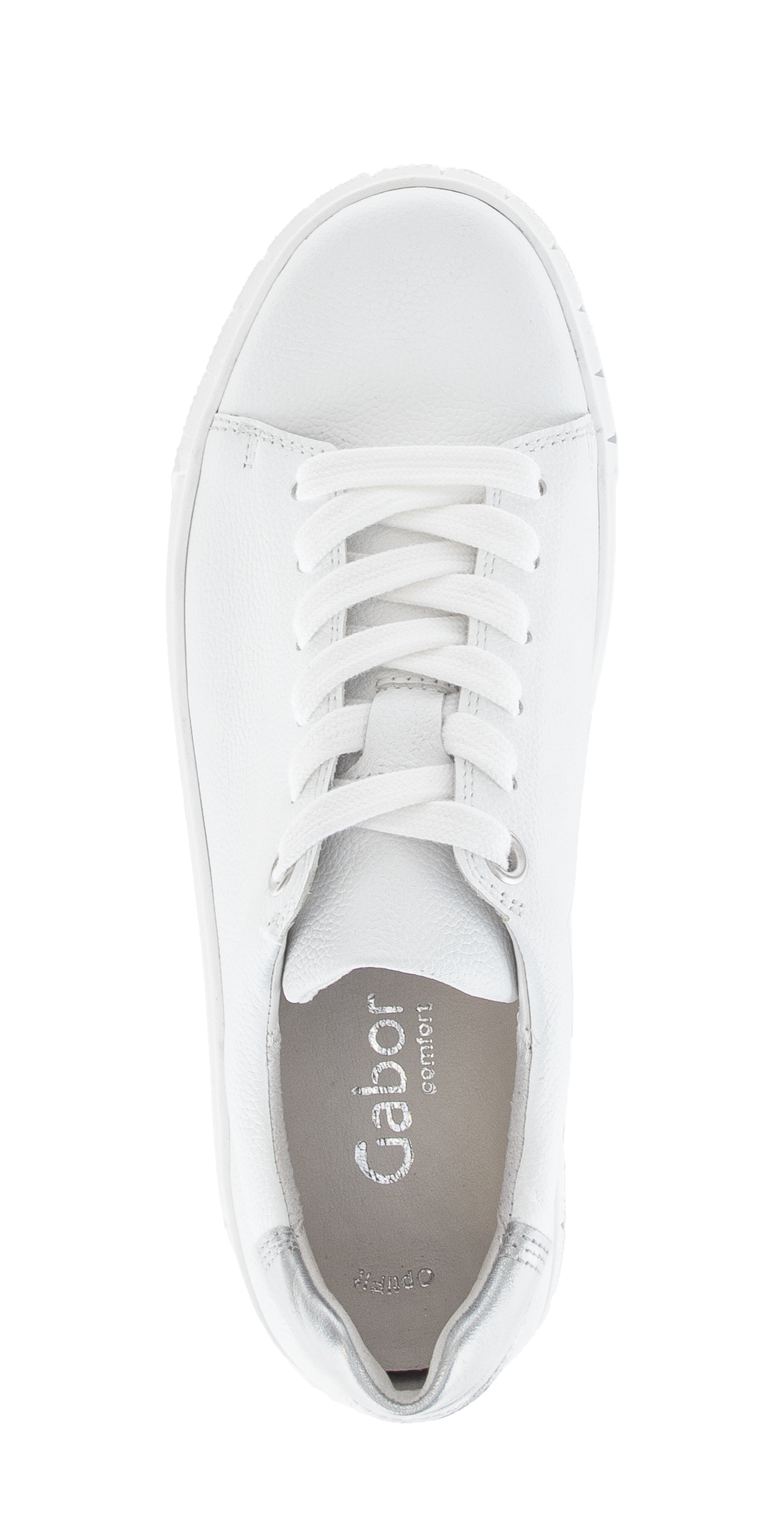 Gabor Plateausneaker »DAVOS«  Freizeitschuh, Halbschuh, Schnürschuh mit Kontrastbsatz, H-Weite