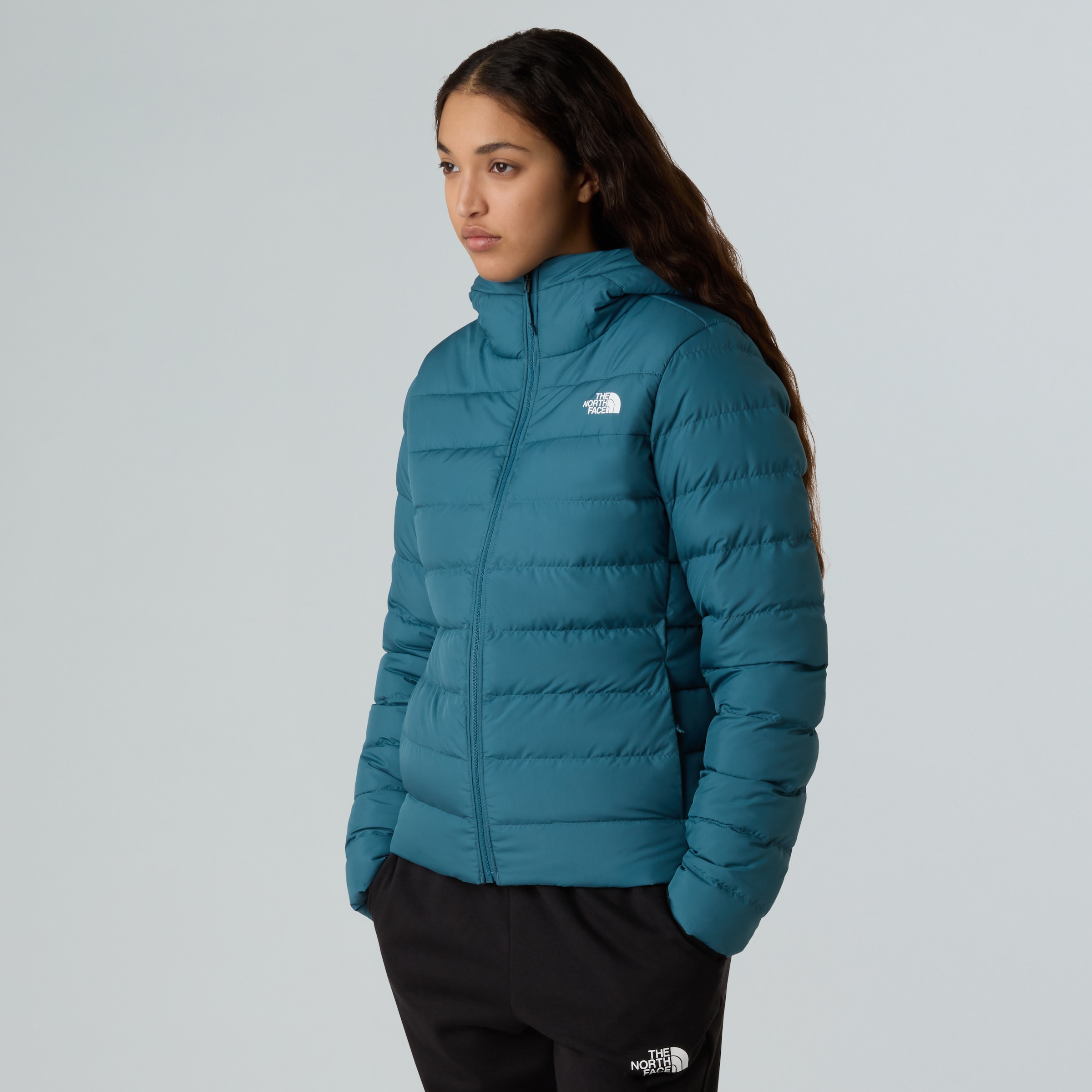 The North Face Funktionsjacke »W ACONCAGUA 3 HOODIE«, (1 St.), mit Kapuze, Daunenfüllung, Kapuze, isolierend