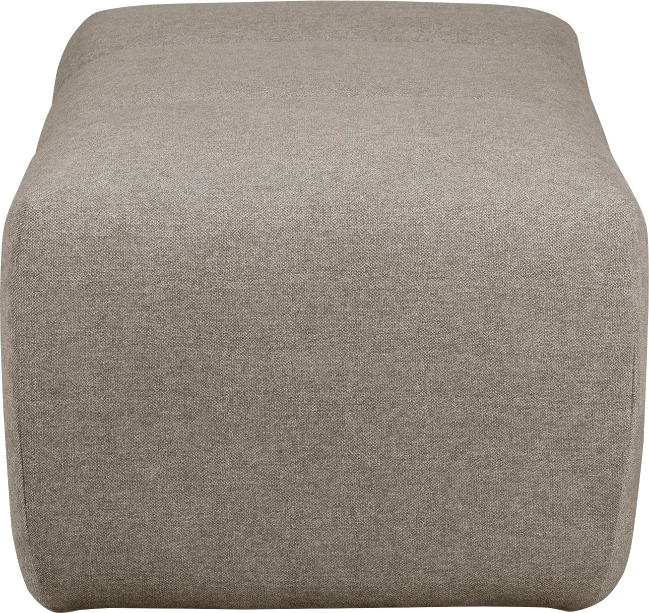 Home affaire Polsterhocker »LYOTH Sitzhocker mit Steppung, Maße B/T/H: 76/76/41 cm« passend zur Serie, hoher Sitzkomfort und modernes Design