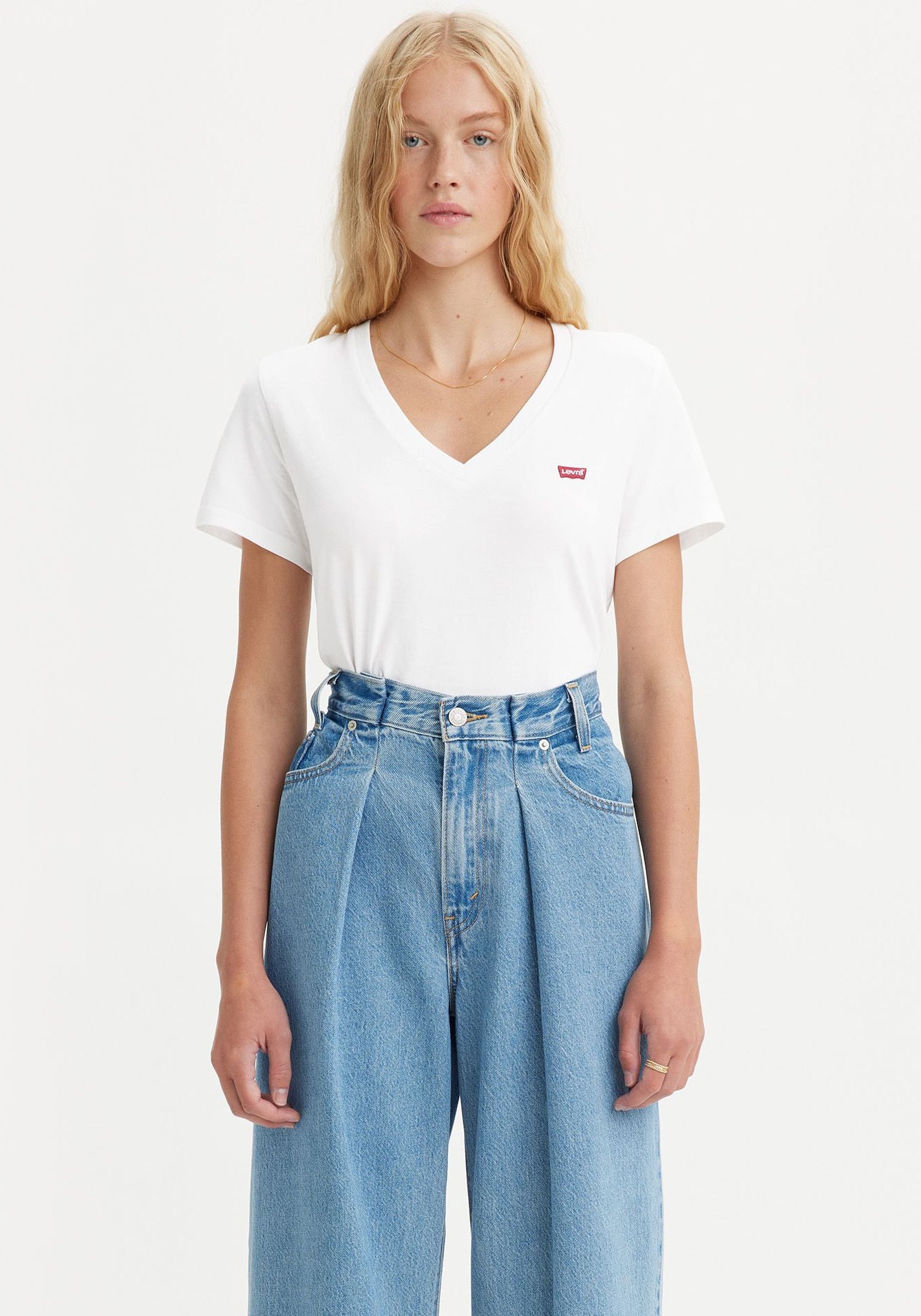 Levi's® T-Shirt »VNECK TEE 2 PACK«, (Packung, 2 tlg.)