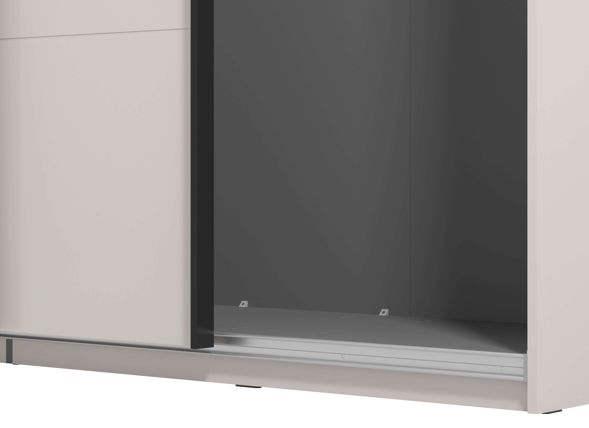 INOSIGN Schwebetürenschrank »Lucca, Kleiderschrank mit Spiegel und Glastür, FSC®-zertifiziert«