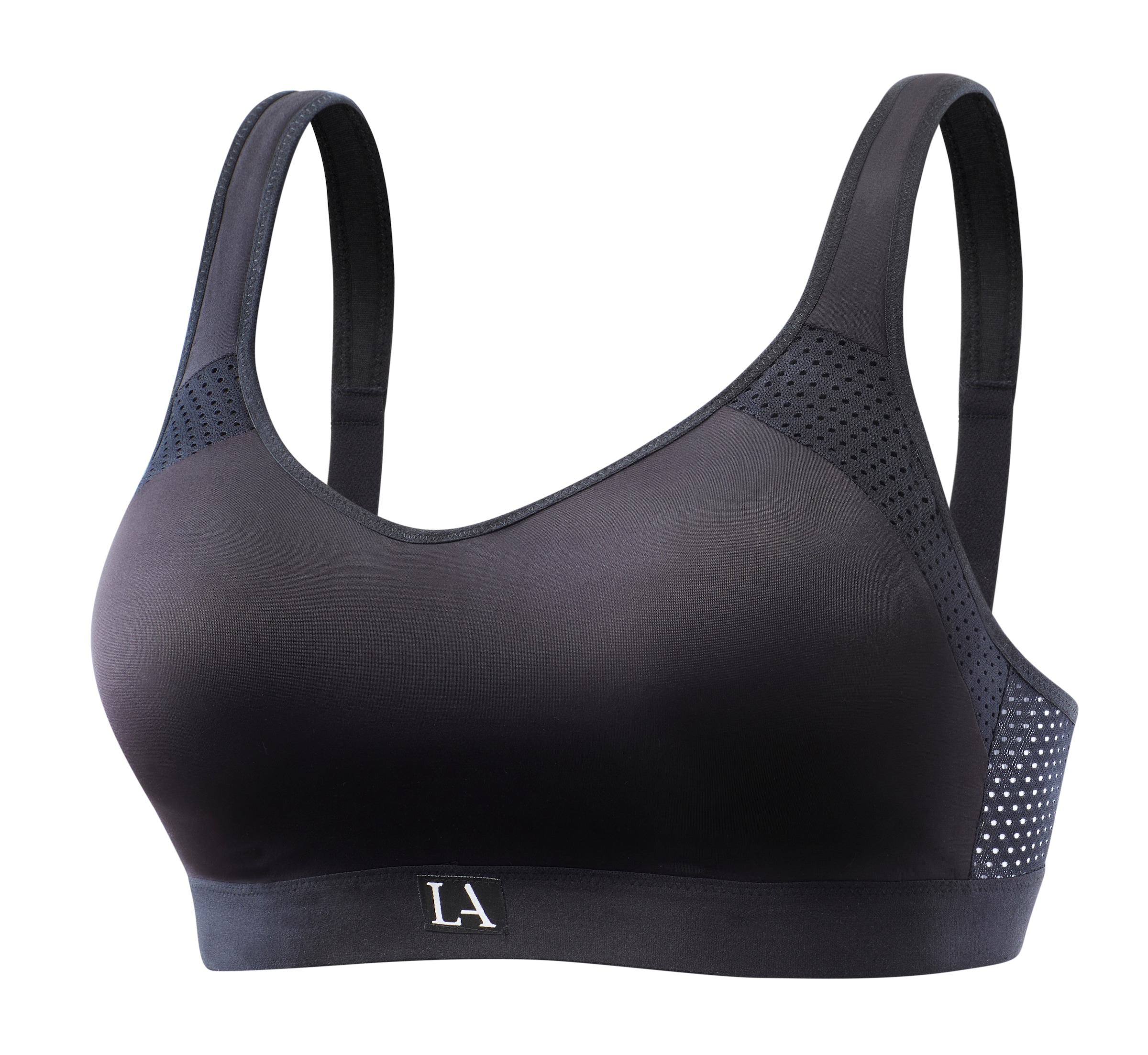 LASCANA ACTIVE Sport-BH, ohne Bügel mit breiten, wattierten Trägern