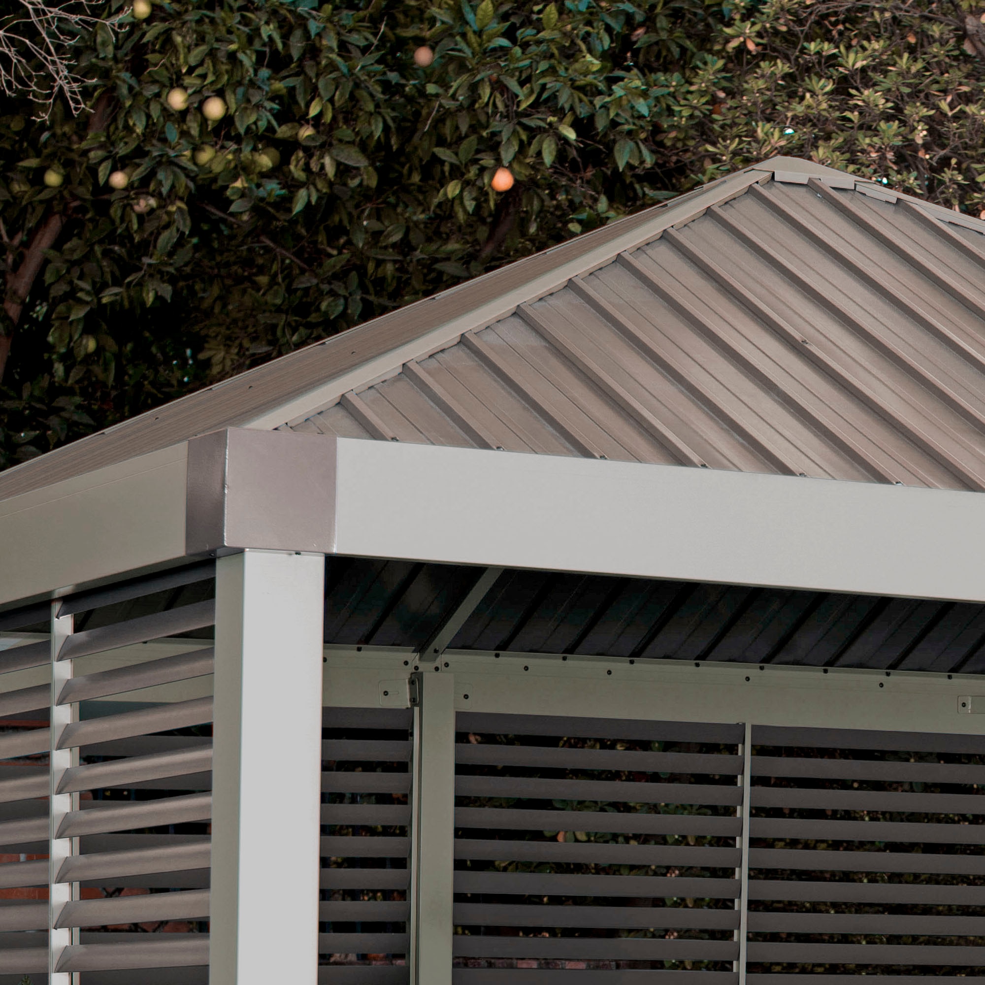 Sojag Pavillon »Nanda«, (Set), BxTxH: 368x368x313 cm, inkl. Westmann Heizstrahler und Moskitonetz