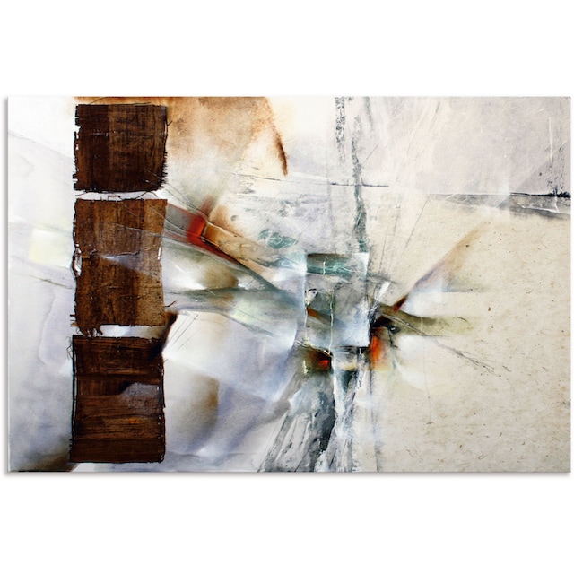 Artland Wandbild »Abstrakte Komposition in weiß«, Gegenstandslos, (1 St.),  als Alubild, Outdoorbild, Leinwandbild in verschied. Größen auf Raten  kaufen