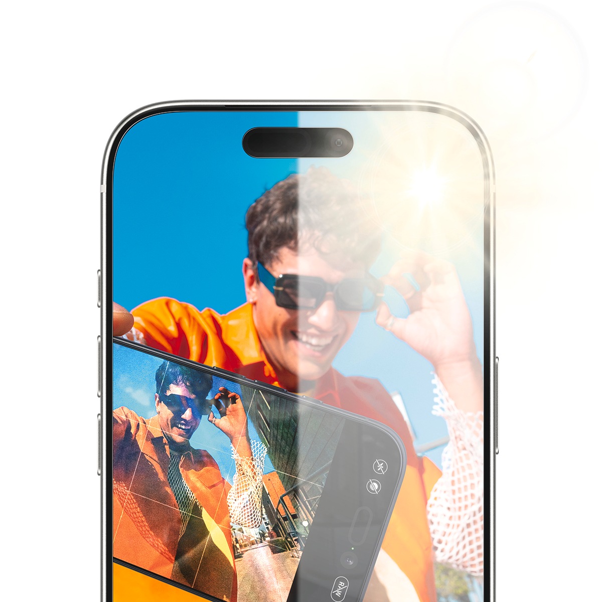 CARE by PanzerGlass Displayschutzglas »Anti-Reflective Armor Screen Protector« für Apple iPhone 17 Pro Displayschutzfolie, Schutzfolie, Bildschirmschutz, kratz- & stoßfest
