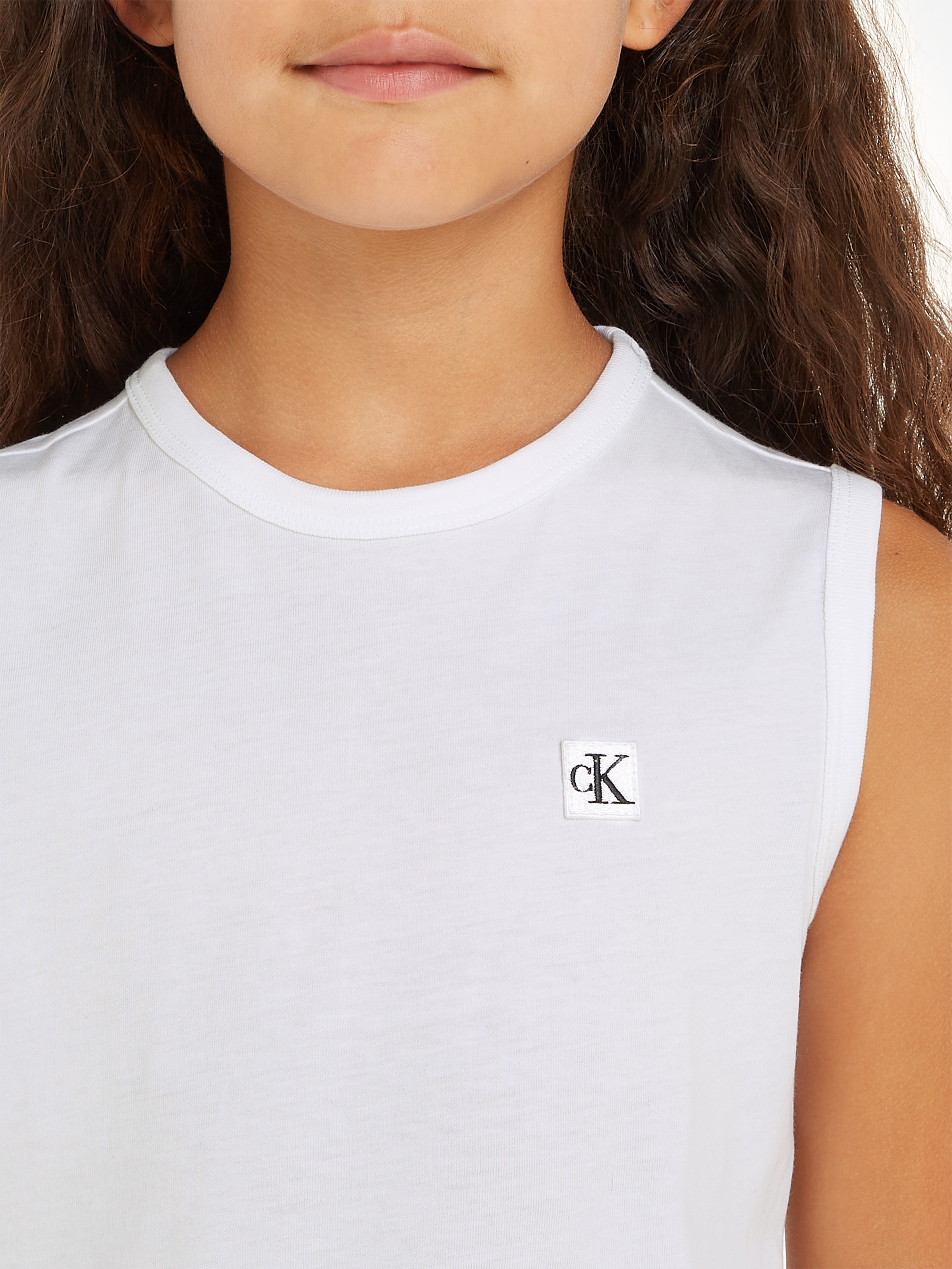 Calvin Klein Jeans Tanktop »MONO MINI BADGE REG. TANK TOP«, Kinder bis 16 Jahre