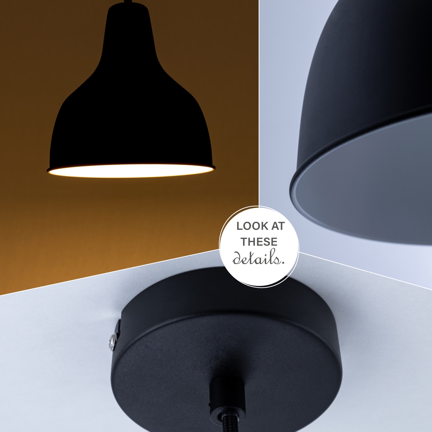 Paco Home Pendelleuchte »CHARLIE«, 1 flammig, Leuchtmittel E27 | ohne Leuchtmittel, Hängelampe Esszimmer Küchenlampe Hängend Esstischlampe E27