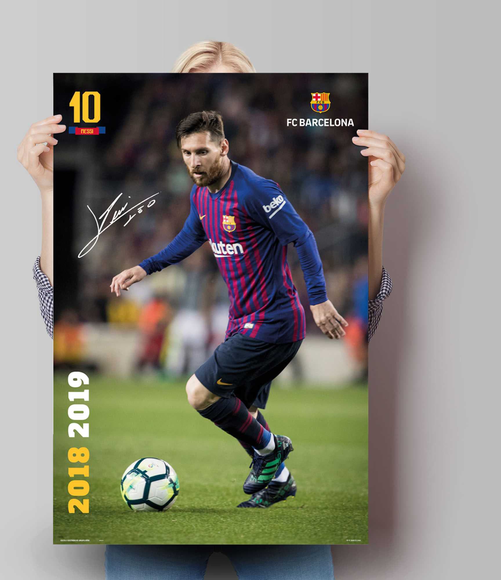 Reinders! Fußball, (1 bestellen auf St.) Poster Barcelona 2018/19«, Rechnung Messi FC »Poster
