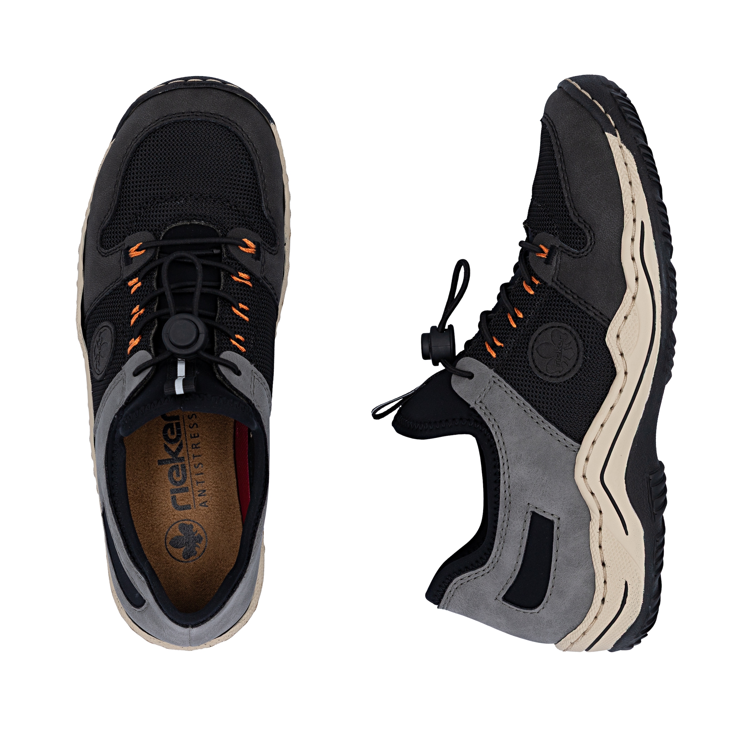 Rieker Slip-On Sneaker  Slipper, Schlupfschuh, Freizeitsneaker mit Schnellverschluss